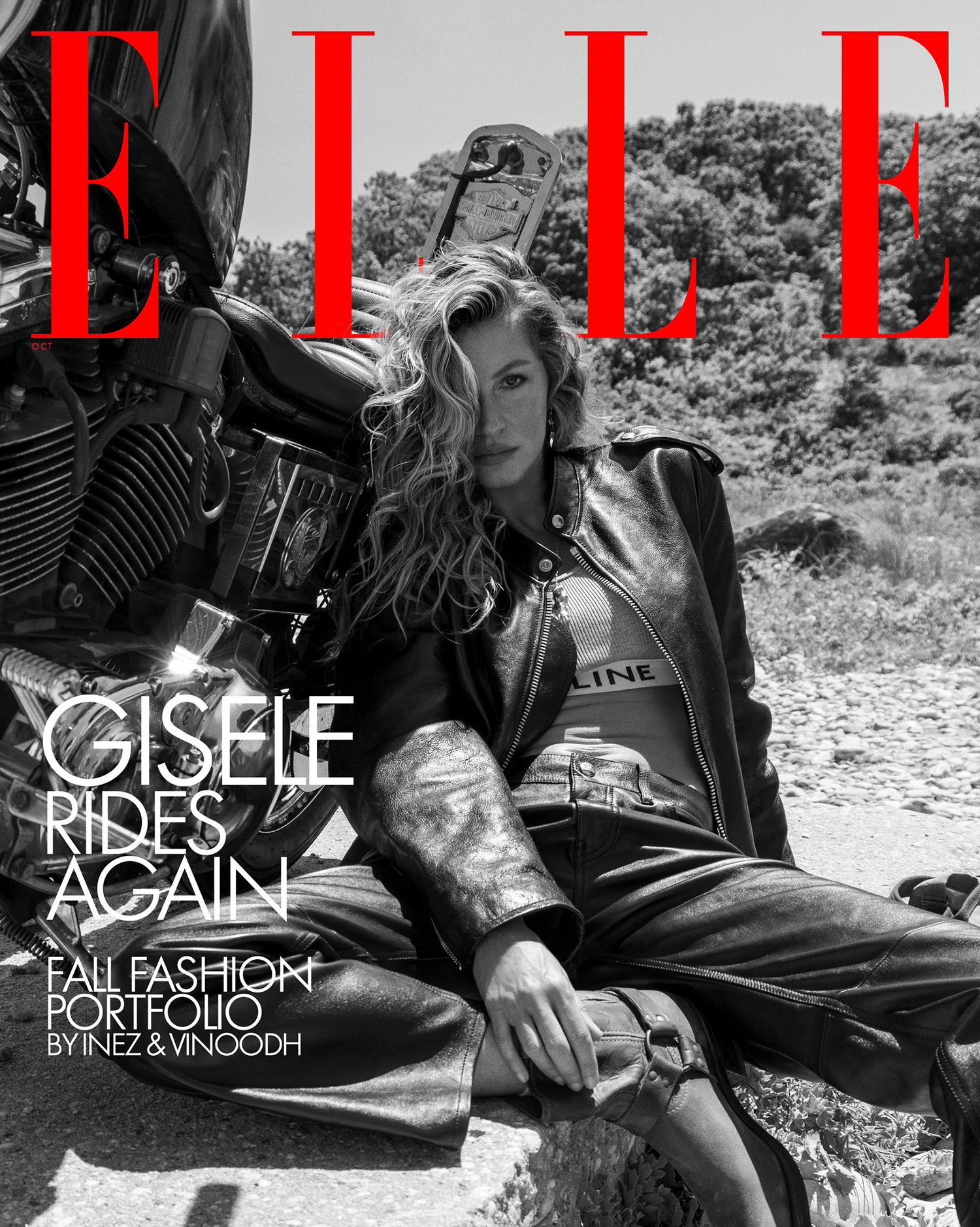 Gisele Bündchen covers Elle US October 2022 by Inez and Vinoodh