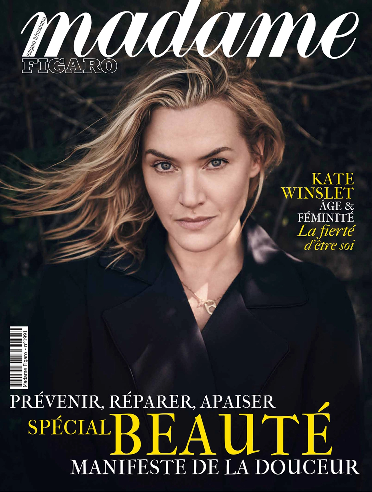 Kate Winslet covers Madame Figaro October 21st, 2022 by Jason Bell