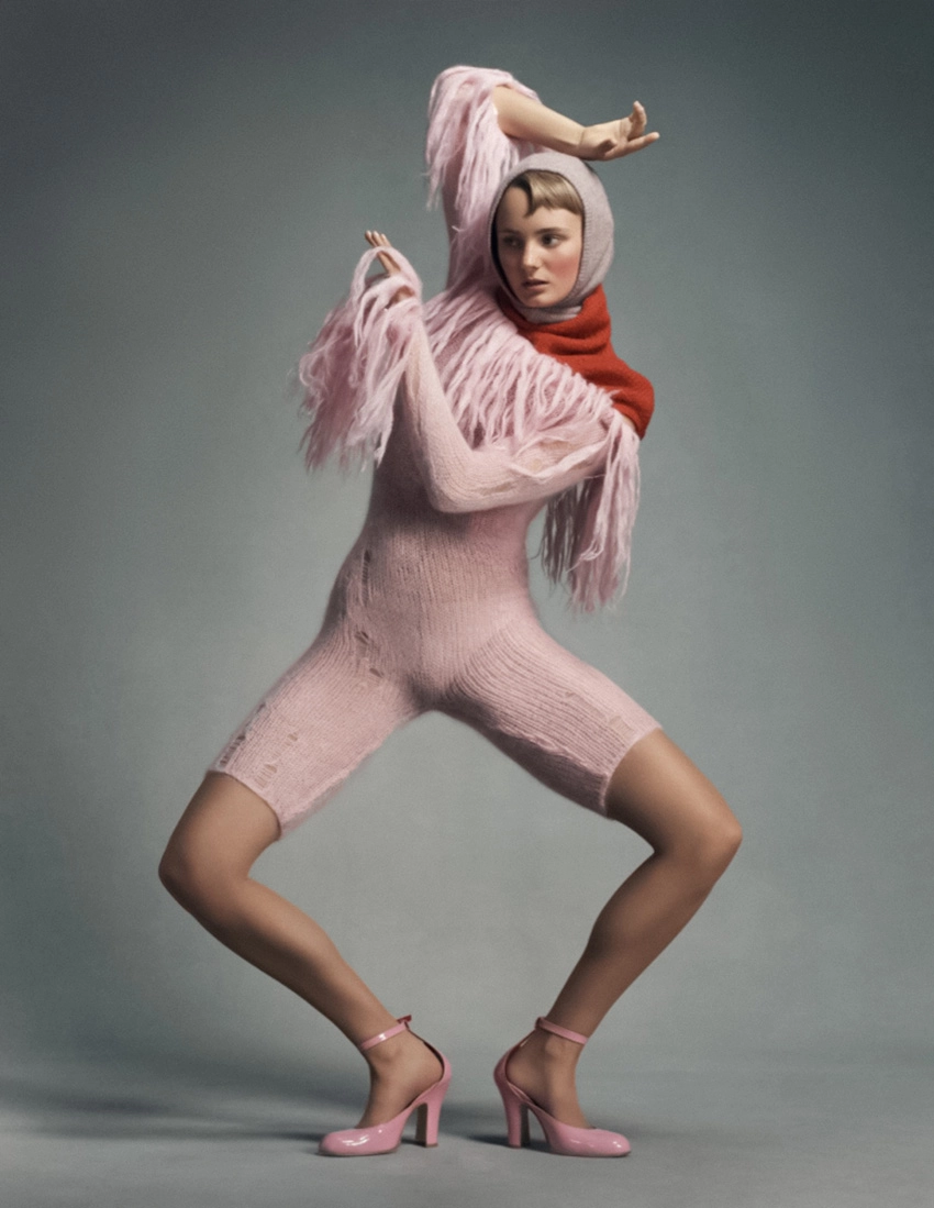 Katya Gray by Dima Hohlov for Elle UK October 2022