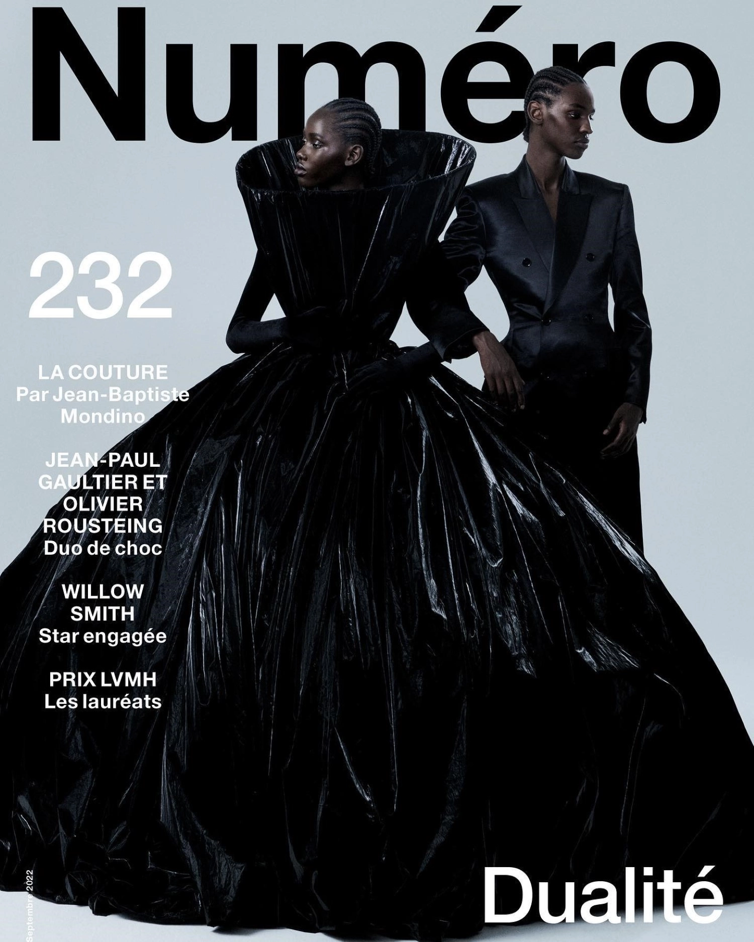 Numéro September 2022 covers by Jean-Baptiste Mondino