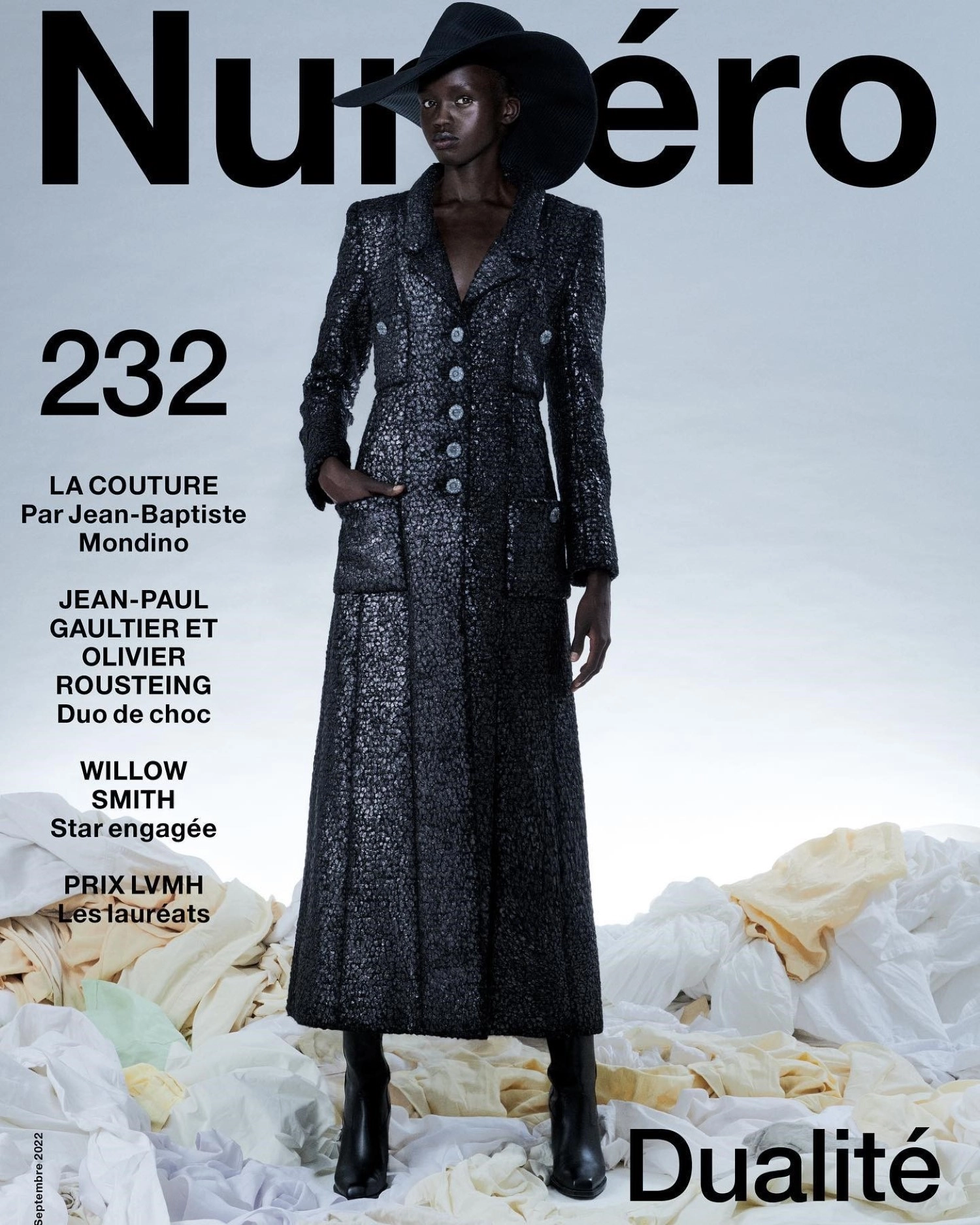 Numéro September 2022 covers by Jean-Baptiste Mondino