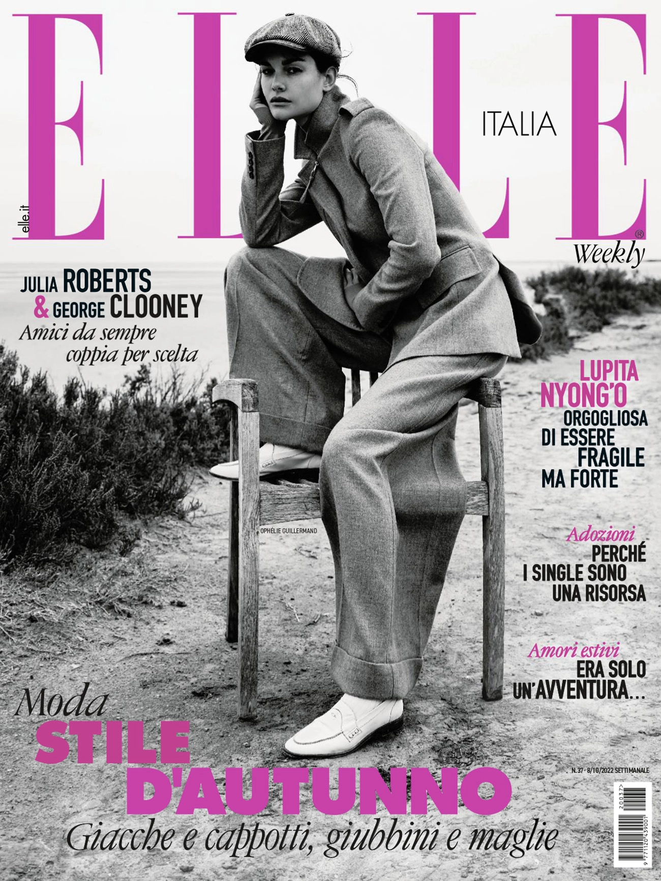 Ophelie Guillermand covers Elle Italia September 29th, 2022 by François Rotger