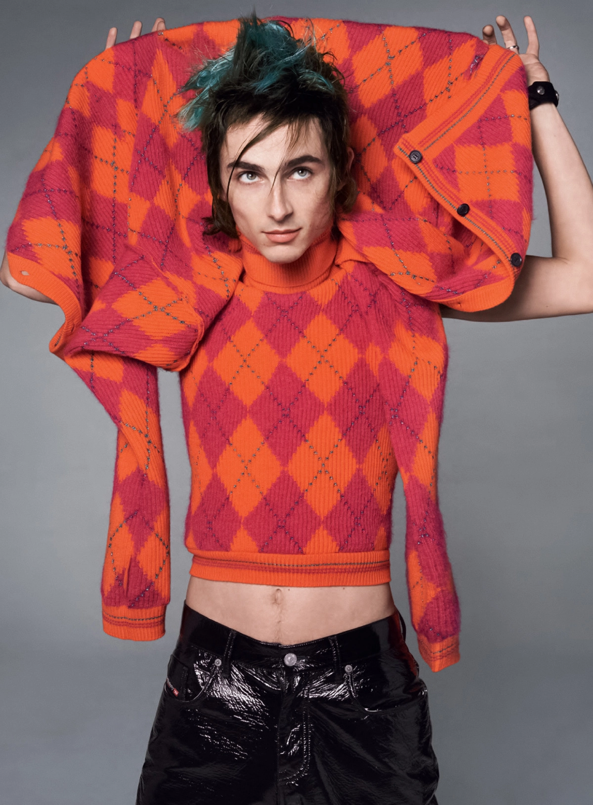 Timothée Chalamet covers British Vogue October 2022 by Steven Meisel