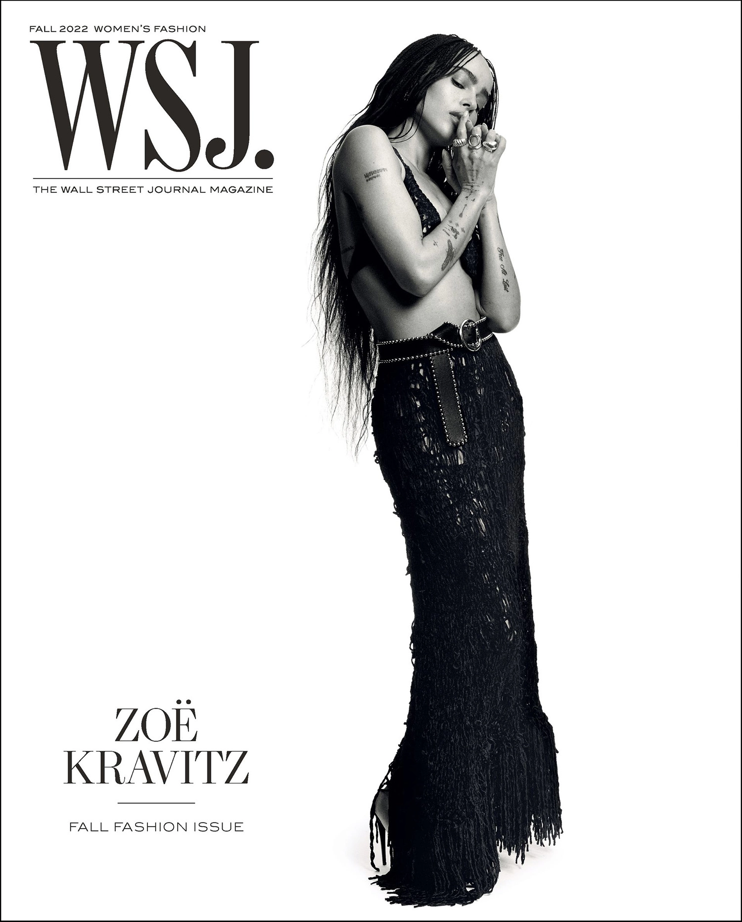 Zoë Kravitz covers WSJ. Magazine Fall 2022 by Campbell Addy