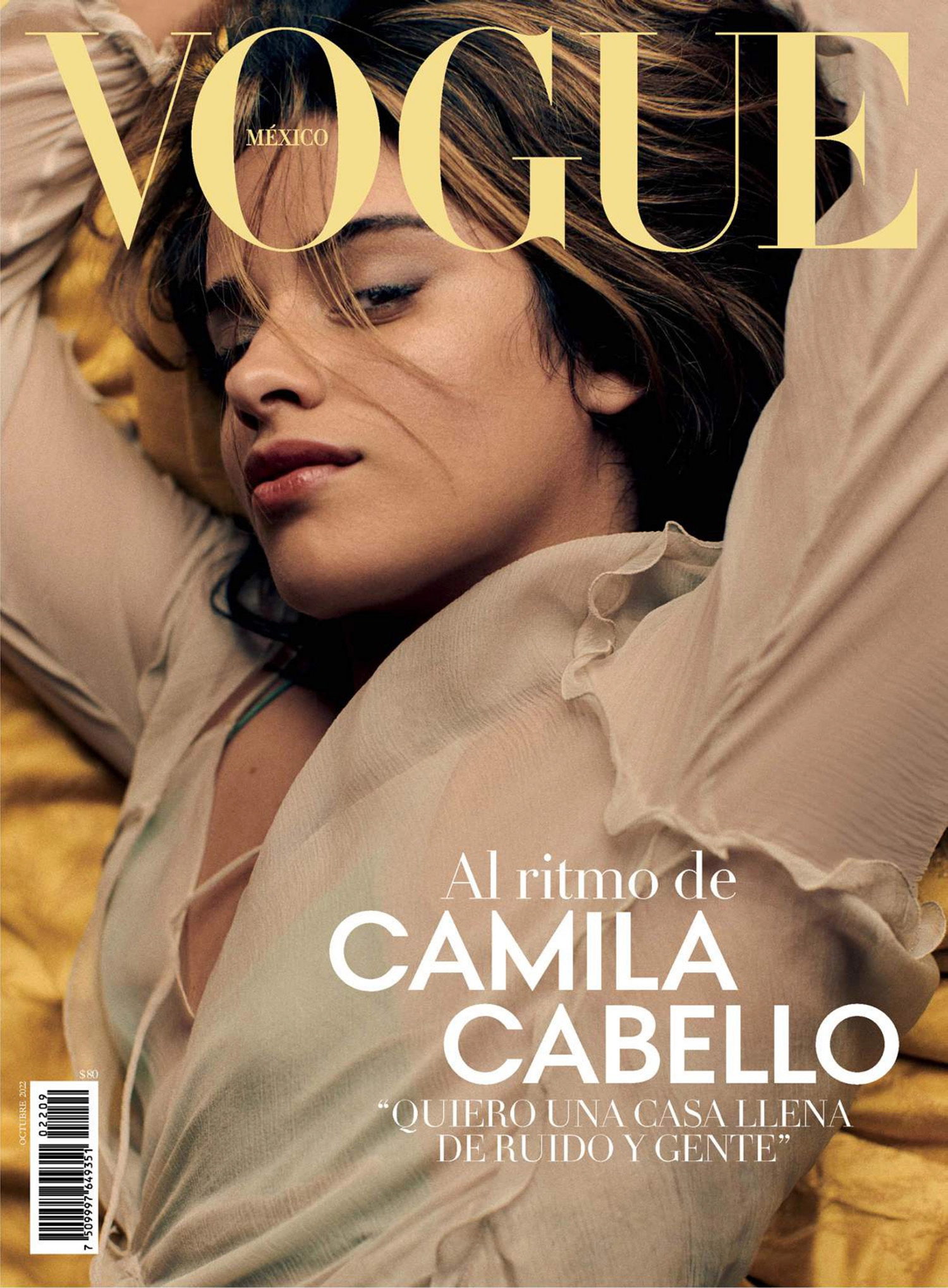 Camila Cabello covers Vogue Mexico & Latin America October 2022 by Ricardo Ramos