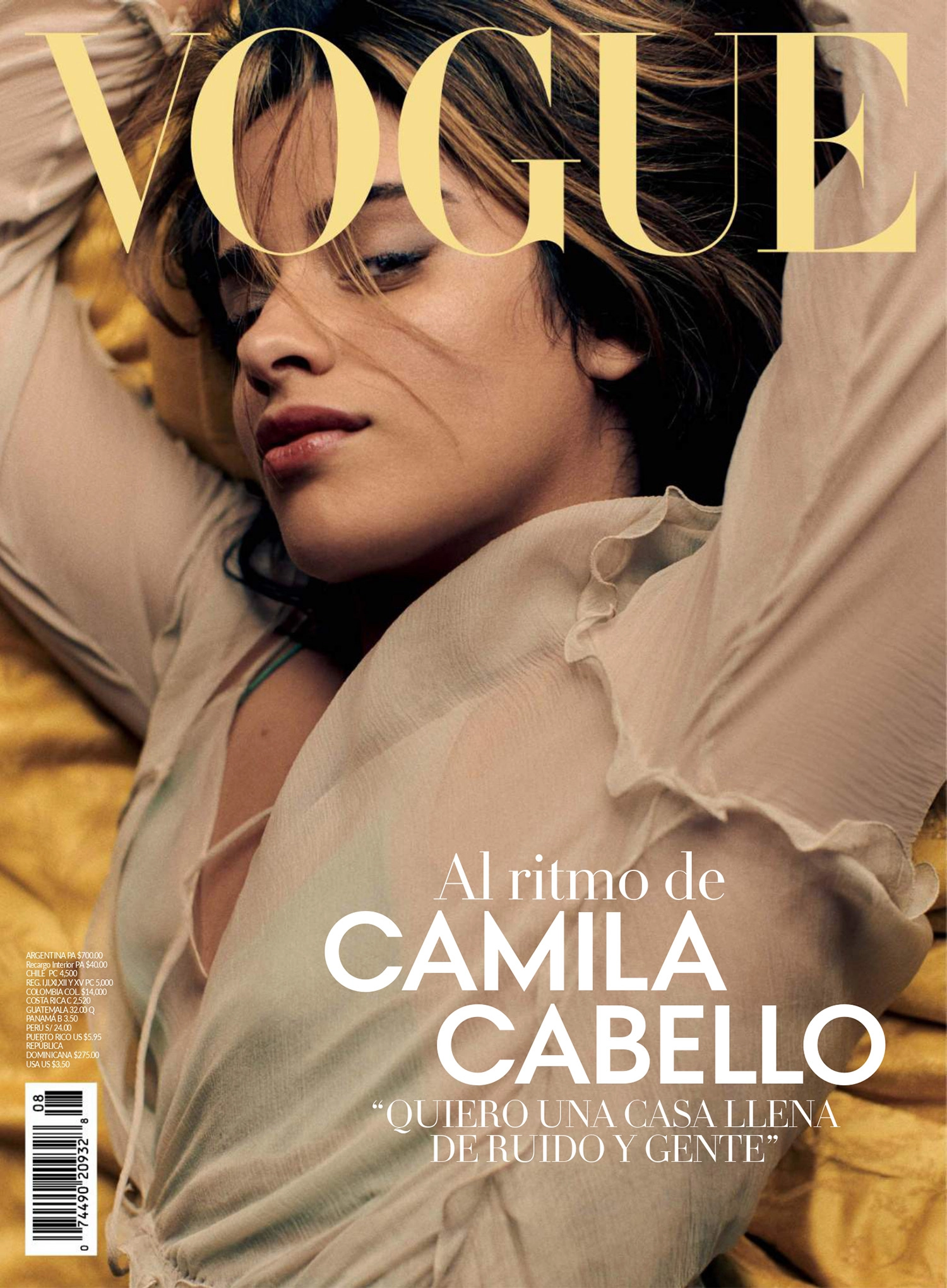 Camila Cabello covers Vogue Mexico & Latin America October 2022 by Ricardo Ramos