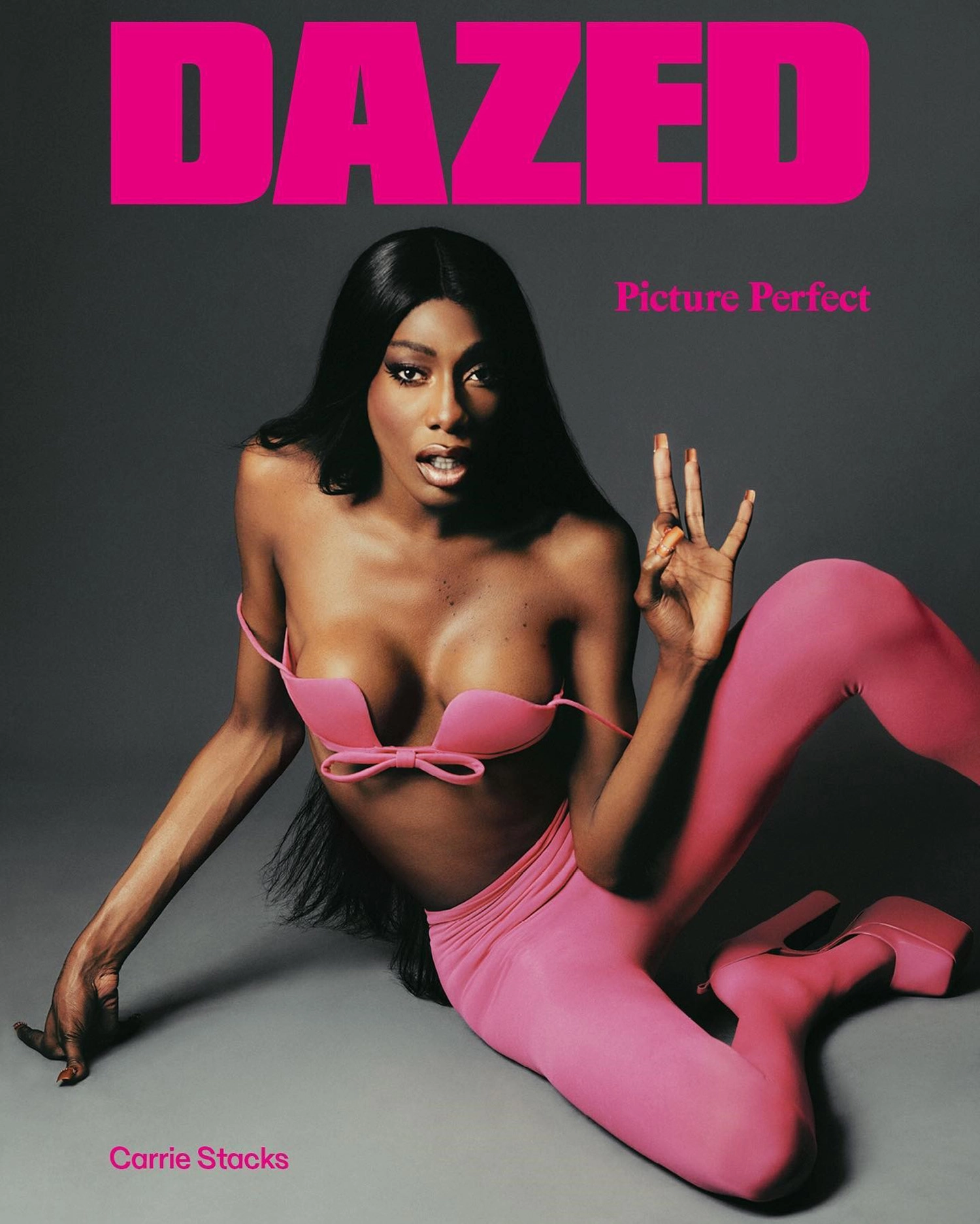 Carrie Stacks covers Dazed Magazine Autumn 2022 by Rafael Pavarotti