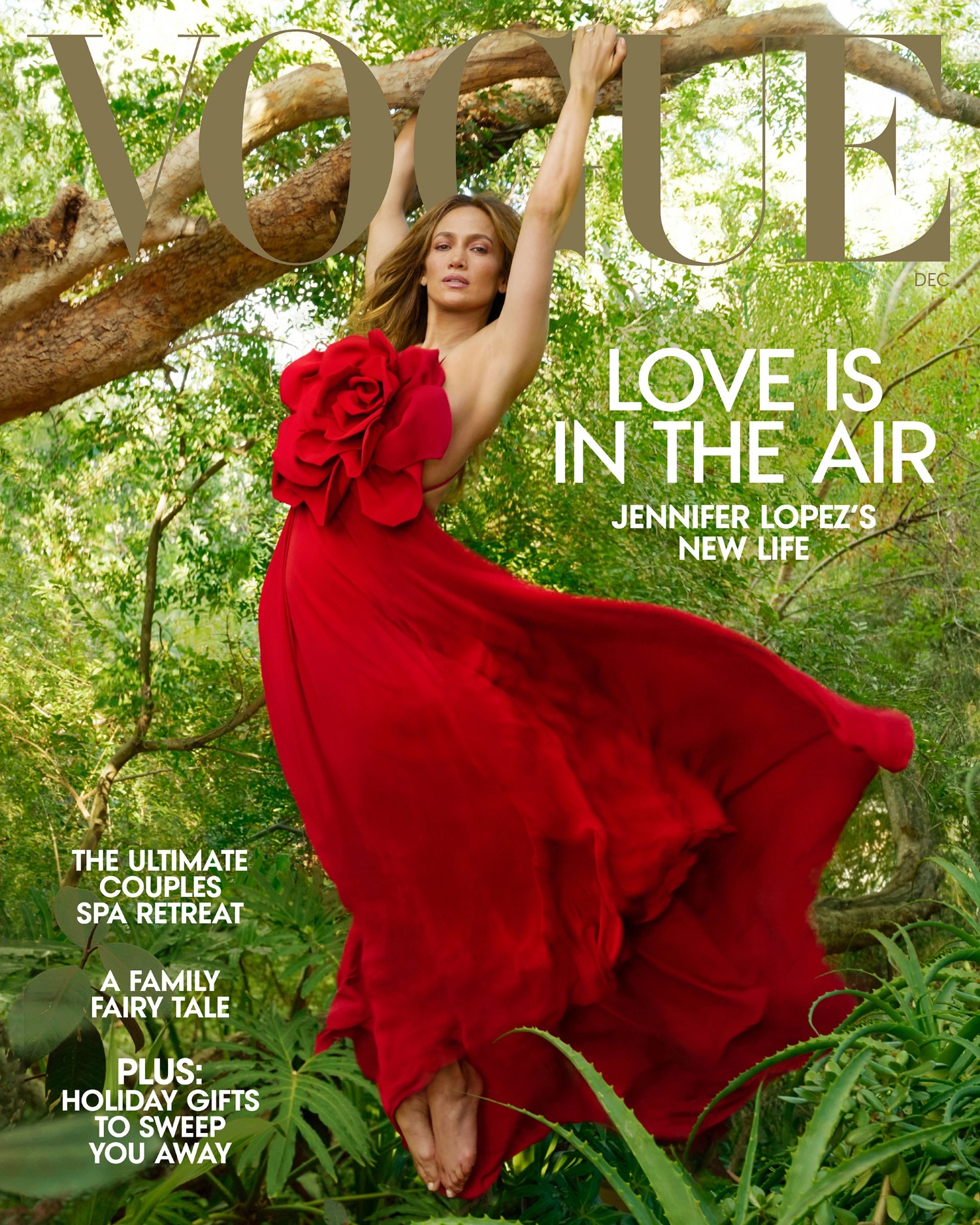 Jennifer Lopez covers Vogue US December 2022 by Annie Leibovitz