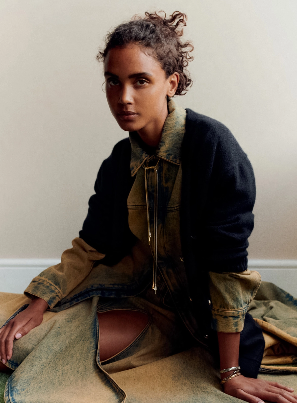 Malaika Holmen by Amit Israeli for British Vogue November 2022