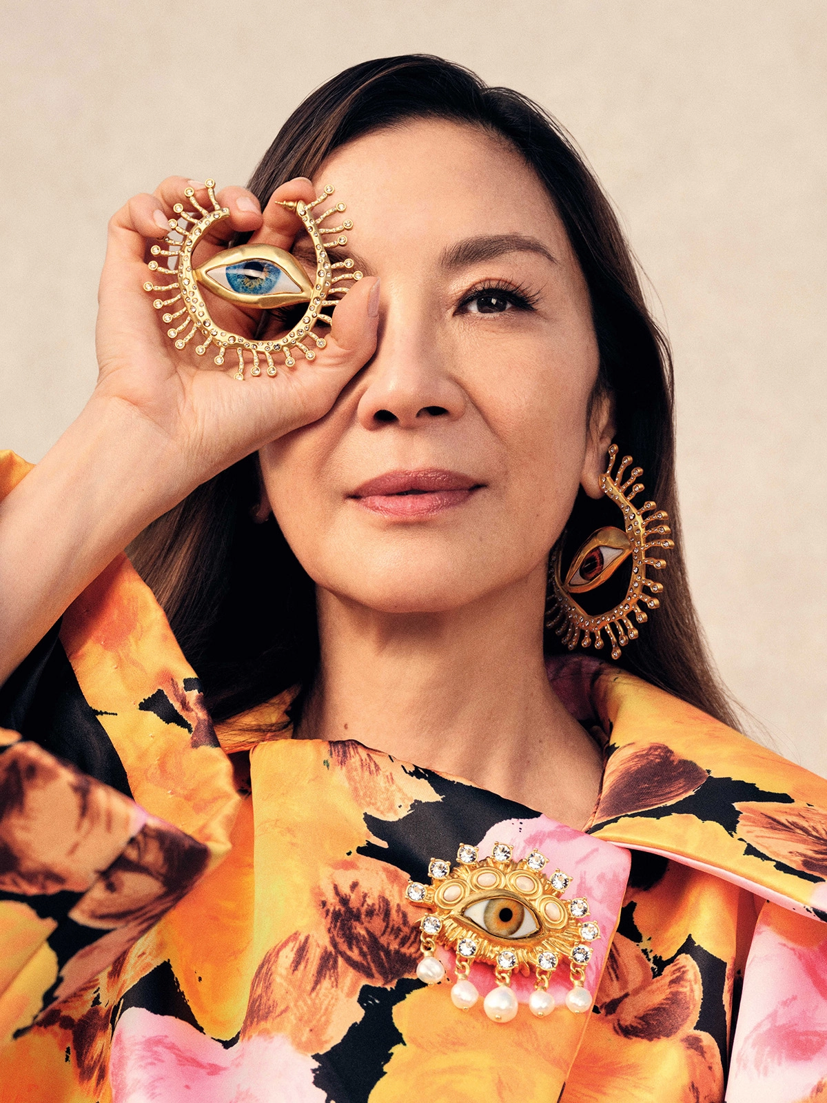 Michelle Yeoh covers Elle US November 2022 by Sharif Hamza