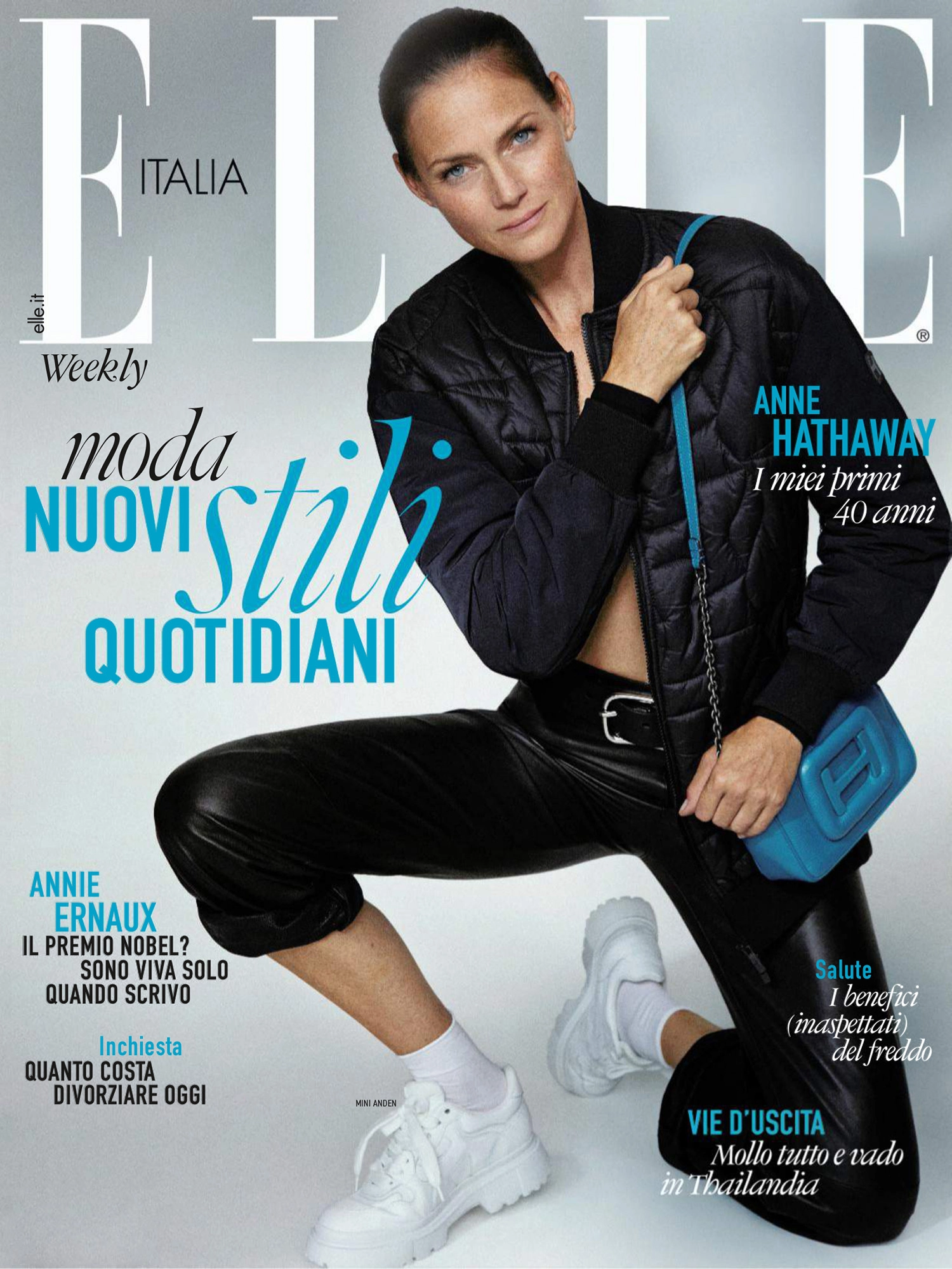 Mini Andén covers Elle Italia October 27th, 2022 by Xavi Gordo