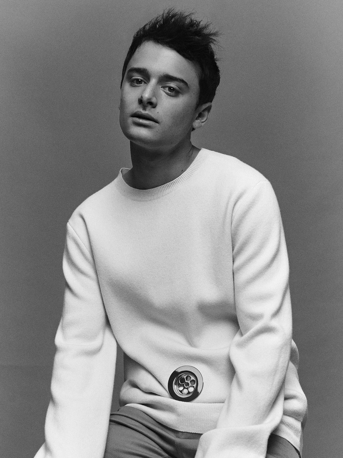 Noah Schnapp covers Flaunt Magazine Issue 182 by Isaac Anthony