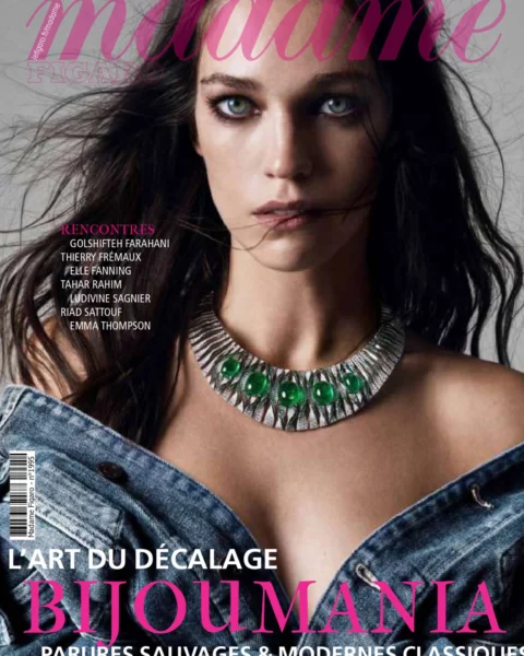 Samantha Gradoville covers Madame Figaro November 18th, 2022 by Thiemo Sander