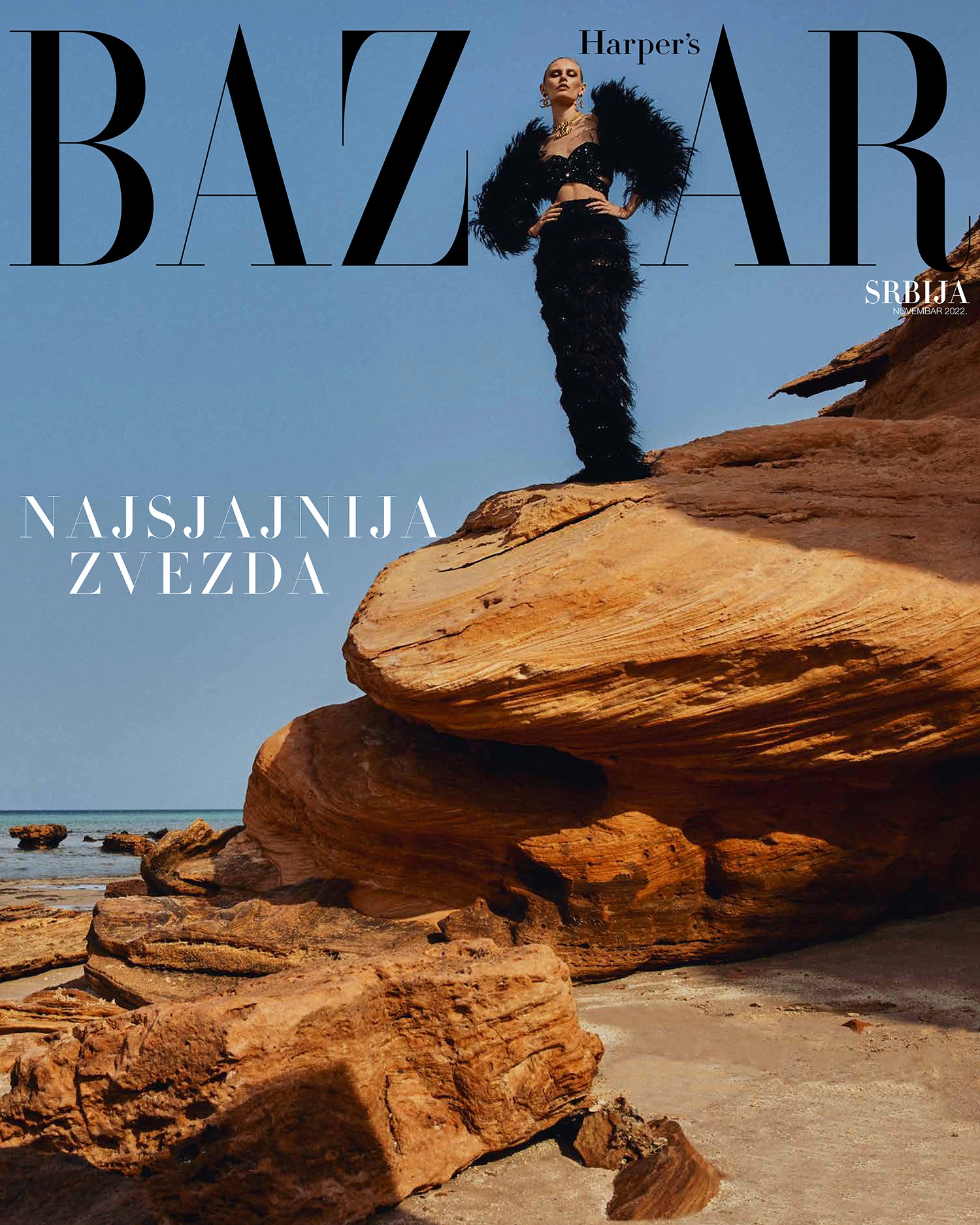Yana Petrova covers Harper’s Bazaar Serbia November 2022 Digital Edition by Amer Mohamad