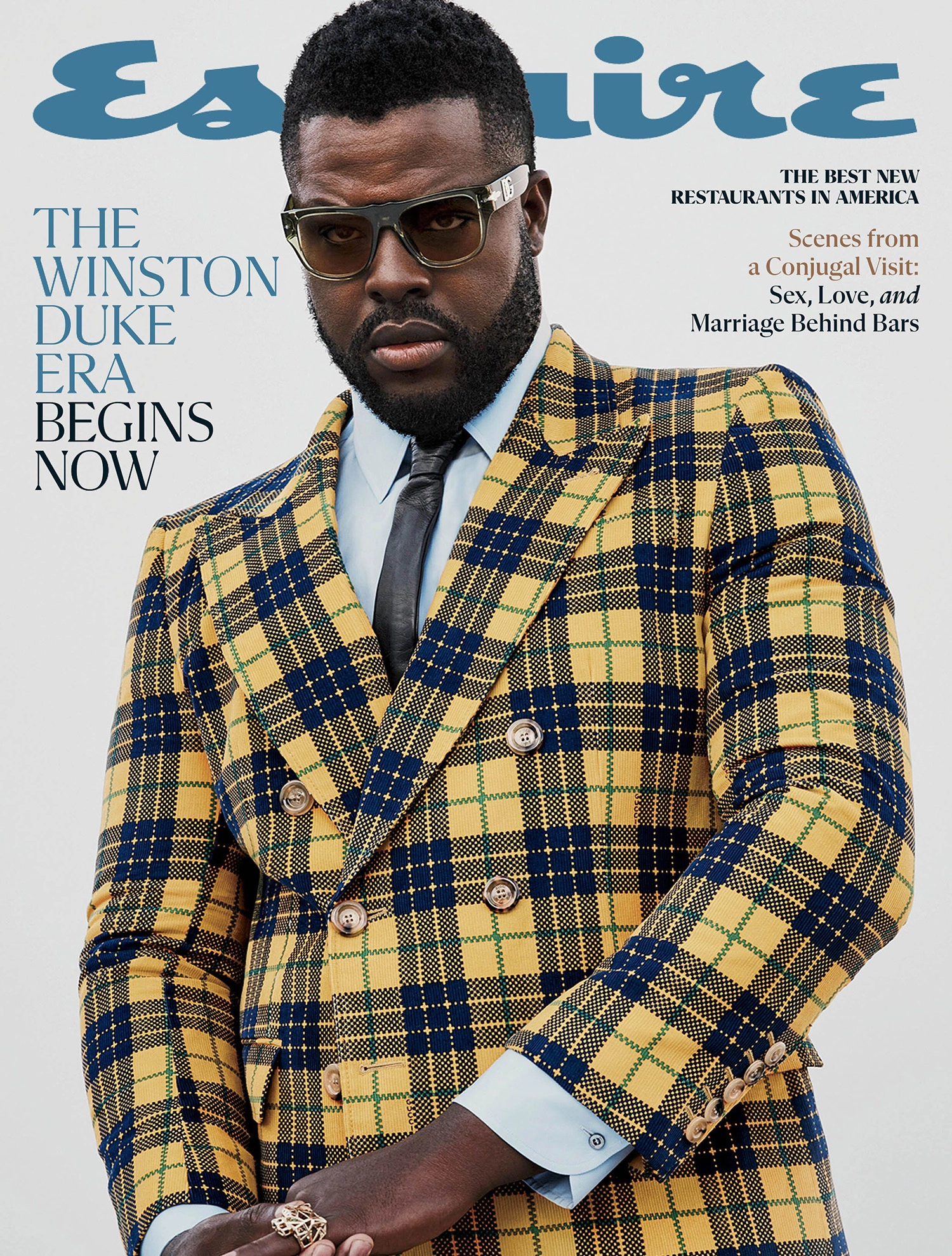 Winston Duke covers Esquire US Winter 2022 by AB+DM