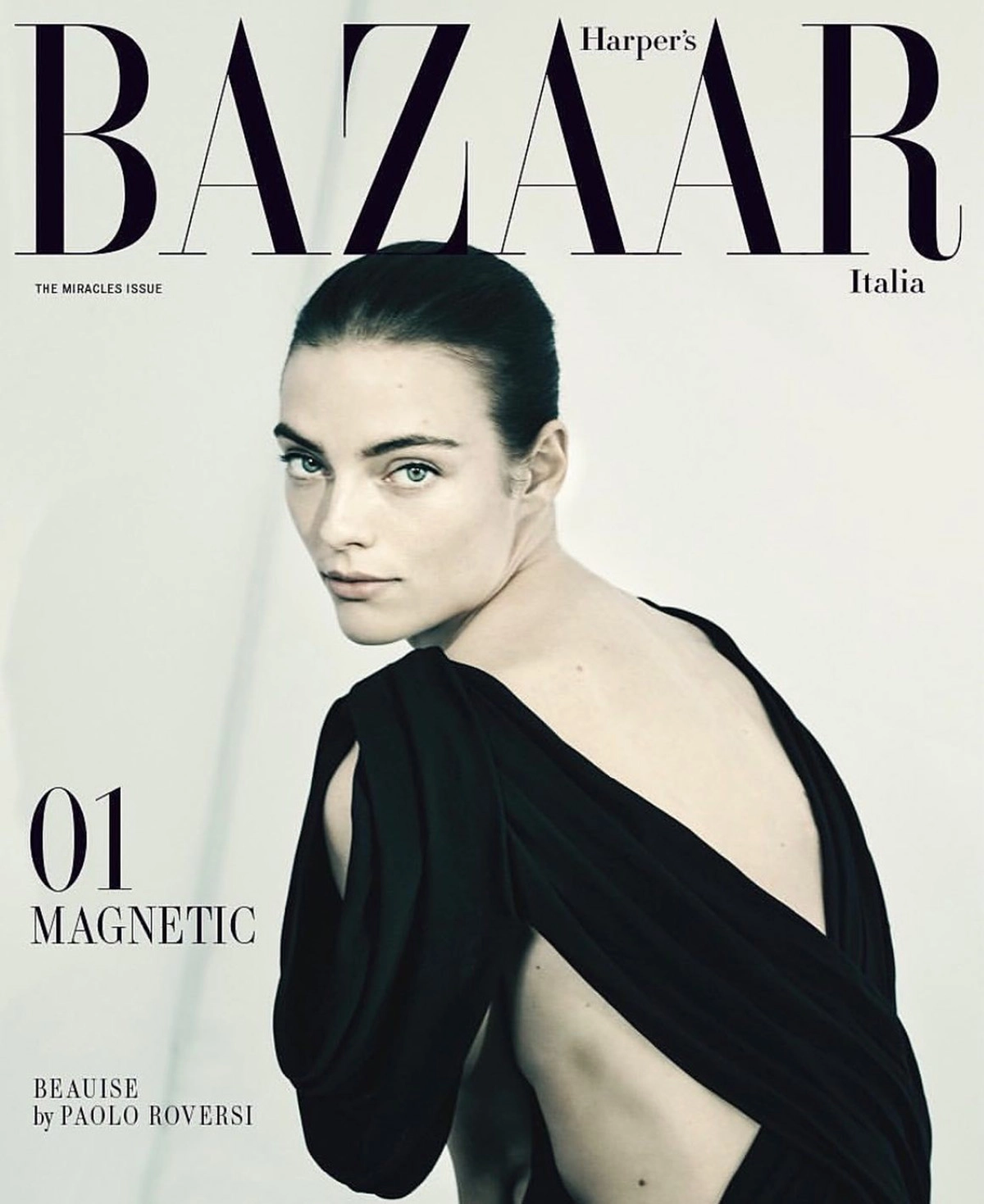 Alix Bouthors covers Harper’s Bazaar Italia December 2022 by Paolo Roversi