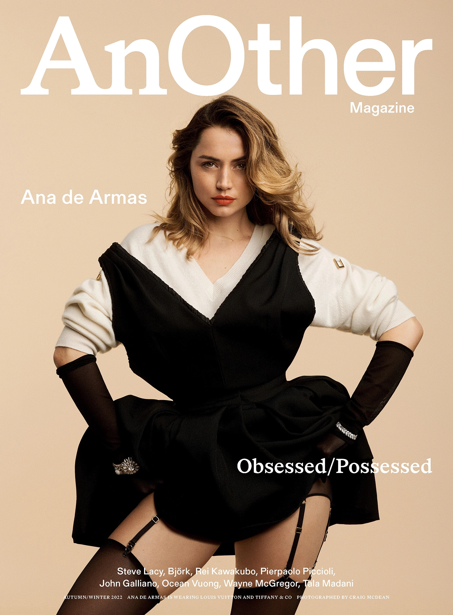 Ana de Armas covers AnOther Magazine Autumn Winter 2022 by Craig McDean