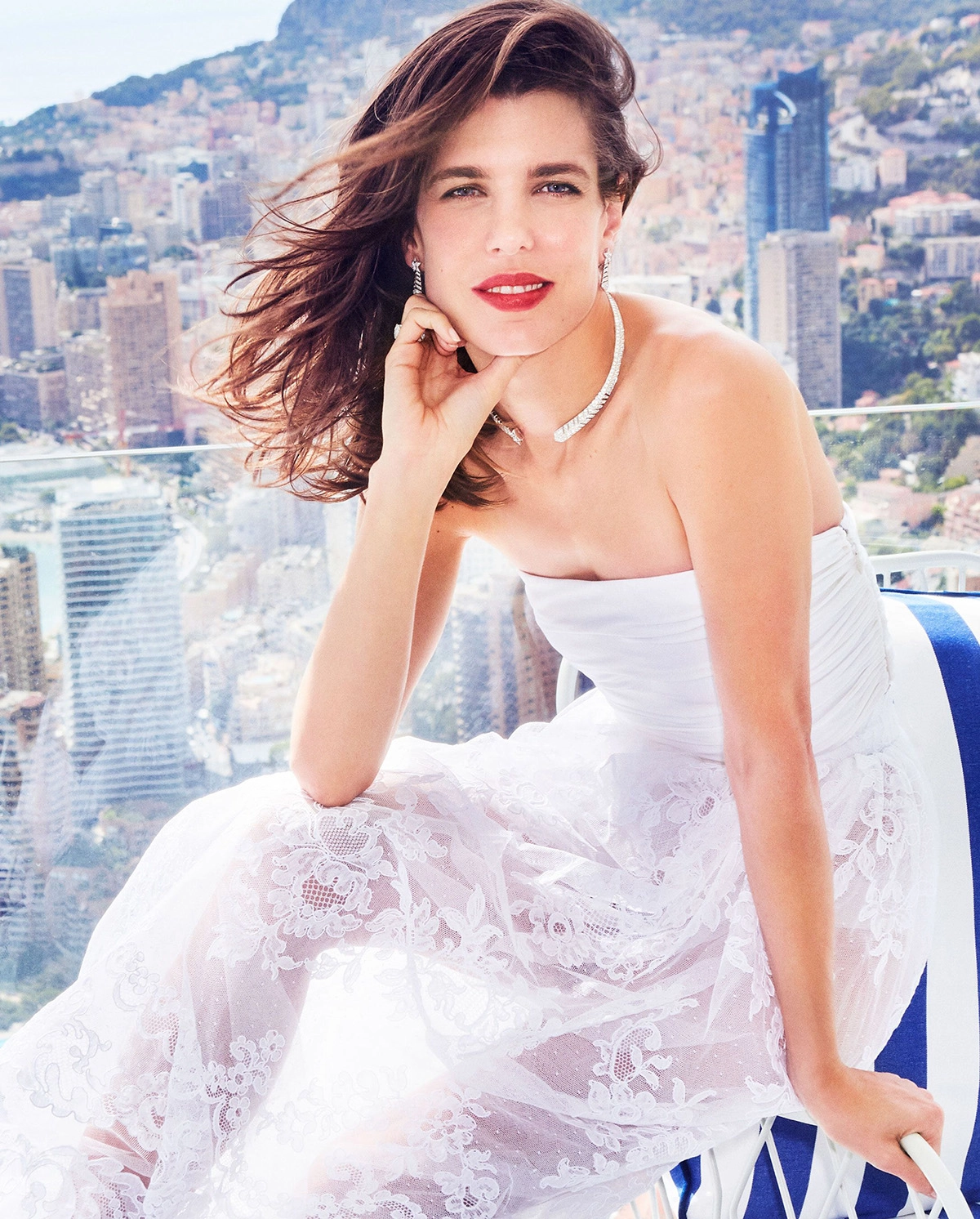 Charlotte Casiraghi covers Town & Country December 2022 January 2023 by Ellen von Unwerth