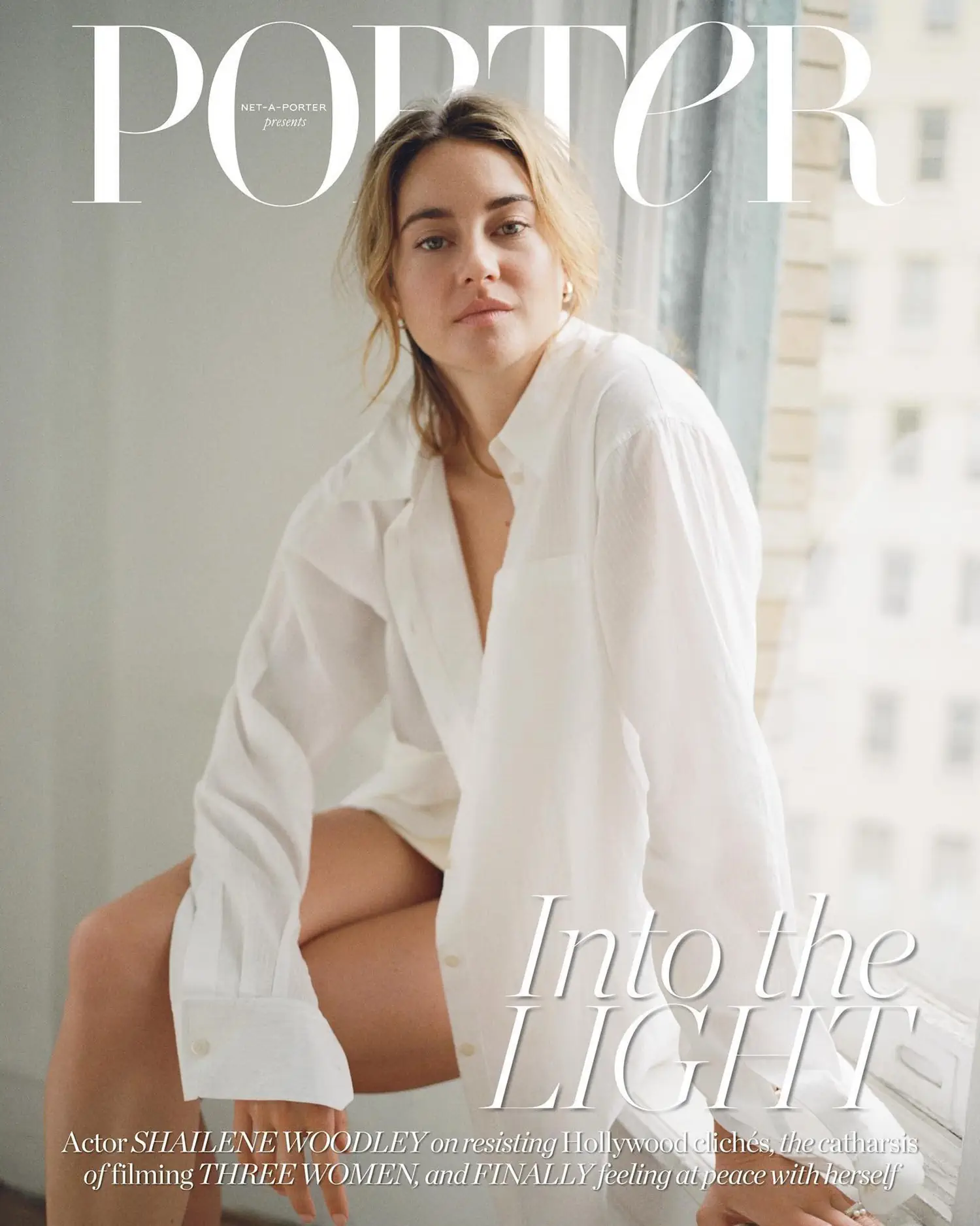 Shailene Woodley covers Porter Magazine January 23rd, 2023 by Deirdre Lewis