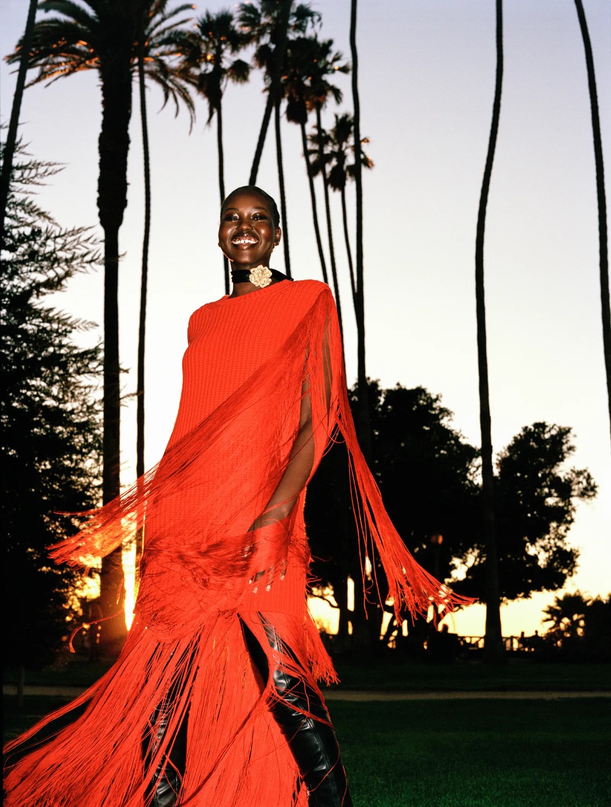 Adut Akech by Sean Thomas for Vogue Global March 2023