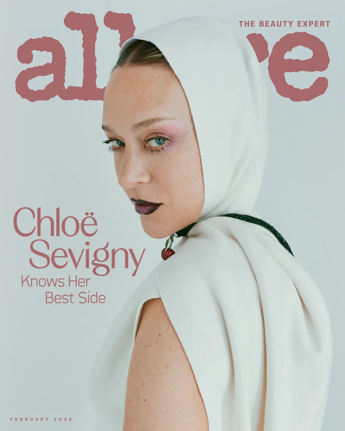 Chloë Sevigny covers Allure US February 2023 by Andrew Vowles