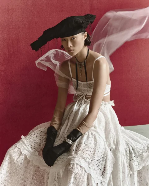 Chu Wong and Katie Craven by Pieter Hugo for Harper’s Bazaar US March 2023