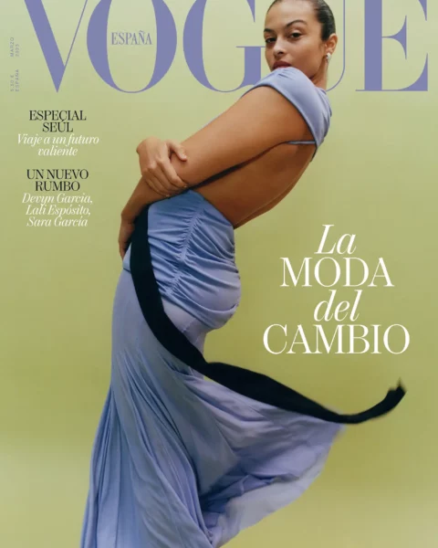 Devyn Garcia covers Vogue Spain March 2023 by Laura Jane Coulson