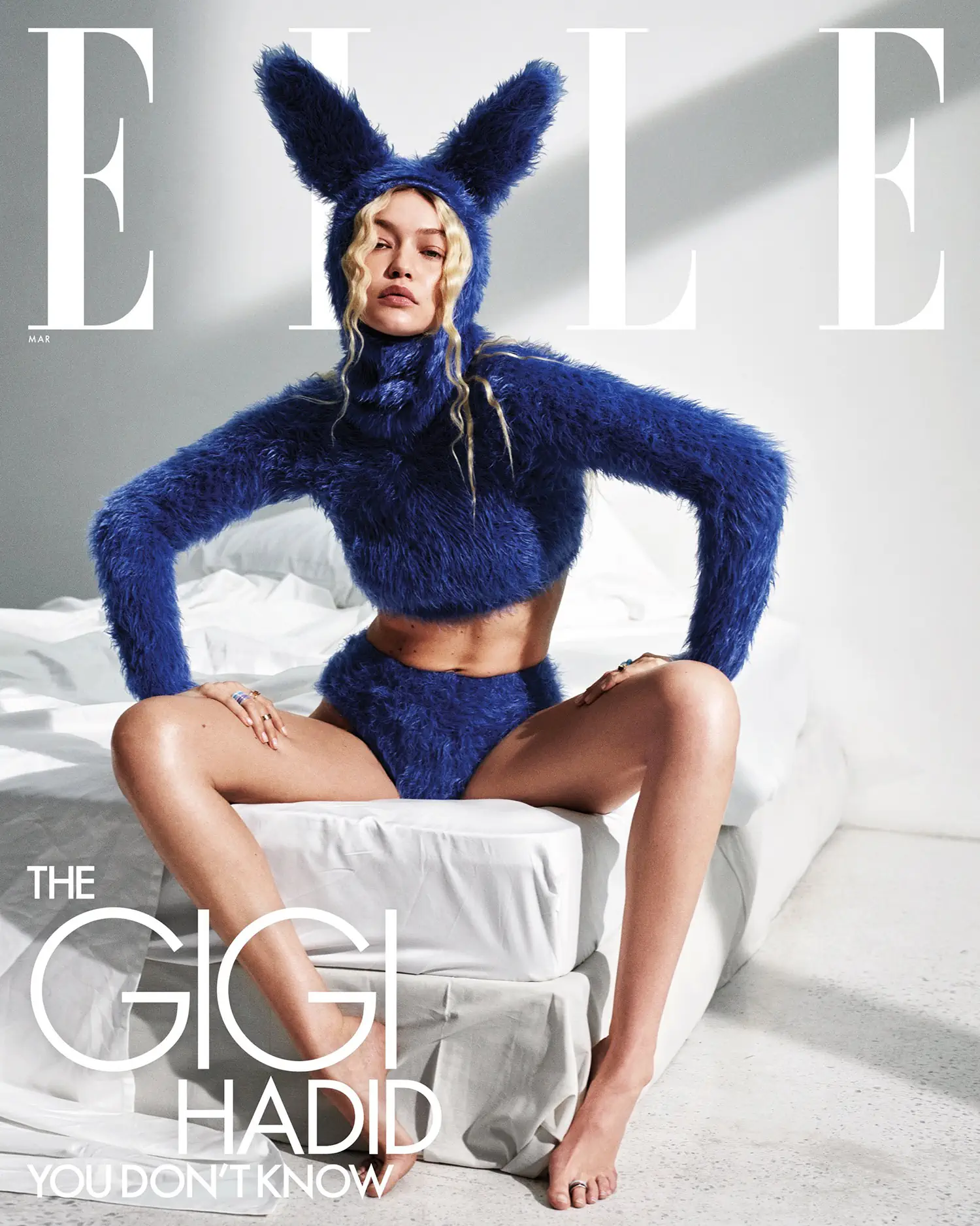 Gigi Hadid covers Elle US March 2023 by Mario Sorrenti