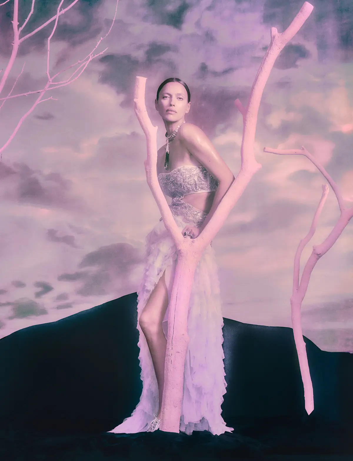 Irina Shayk covers Vogue Spain February 2023 by Elizaveta Porodina