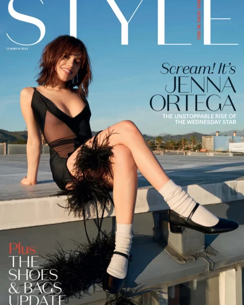 Jenna Ortega covers The Sunday Times Style March 12th, 2023 by Greg Williams