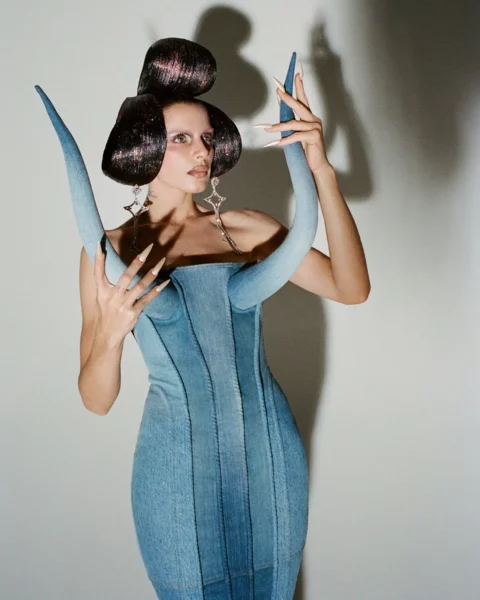 Julia Fox by Richie Shazam for Elle US March 2023
