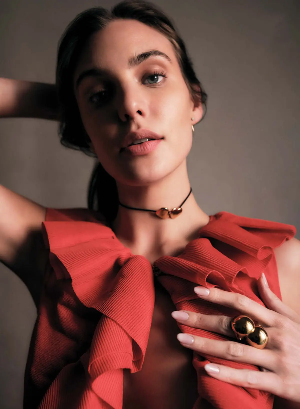 Macarena Achaga covers Vogue Mexico February 2023 by Enrique Leyva