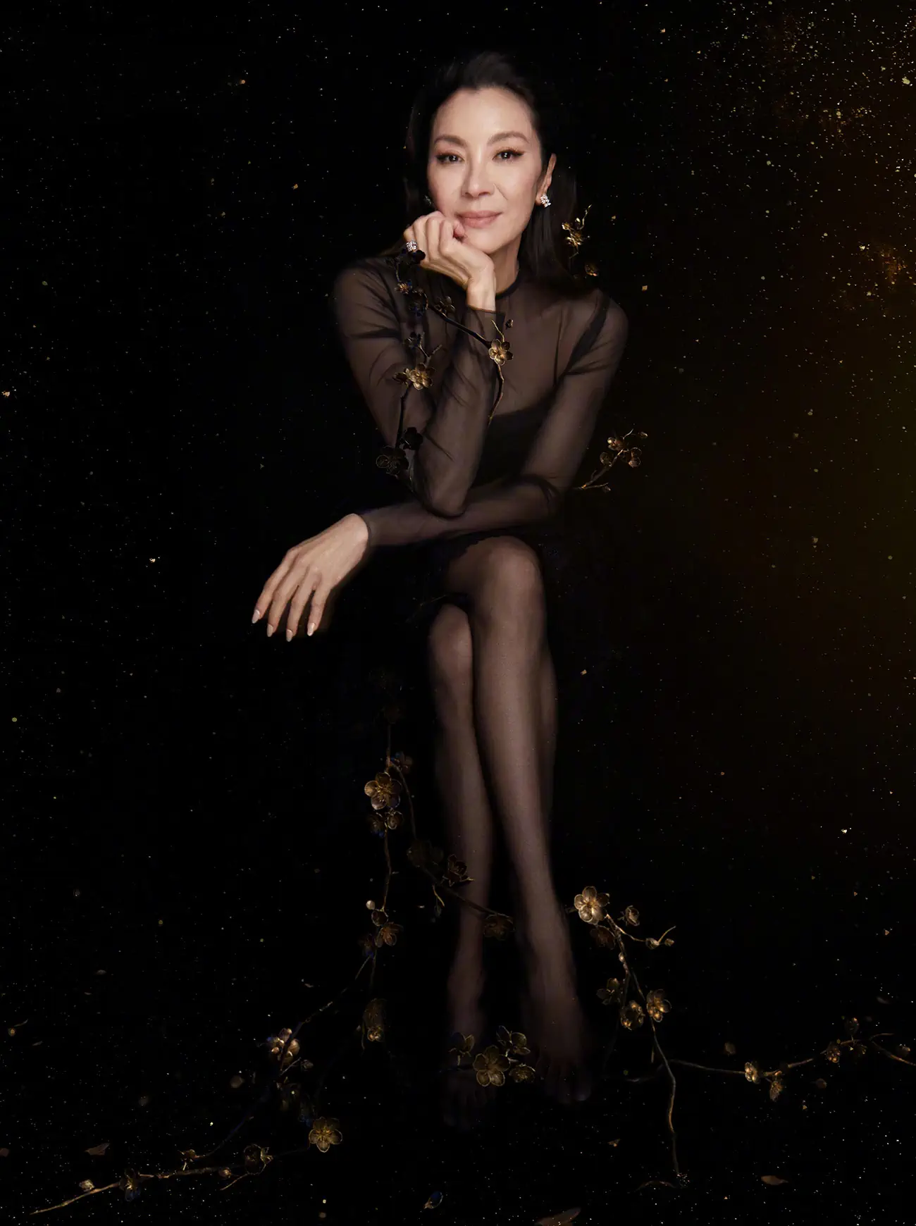 Michelle Yeoh covers Harper’s Bazaar China March 2023 by Chen Man