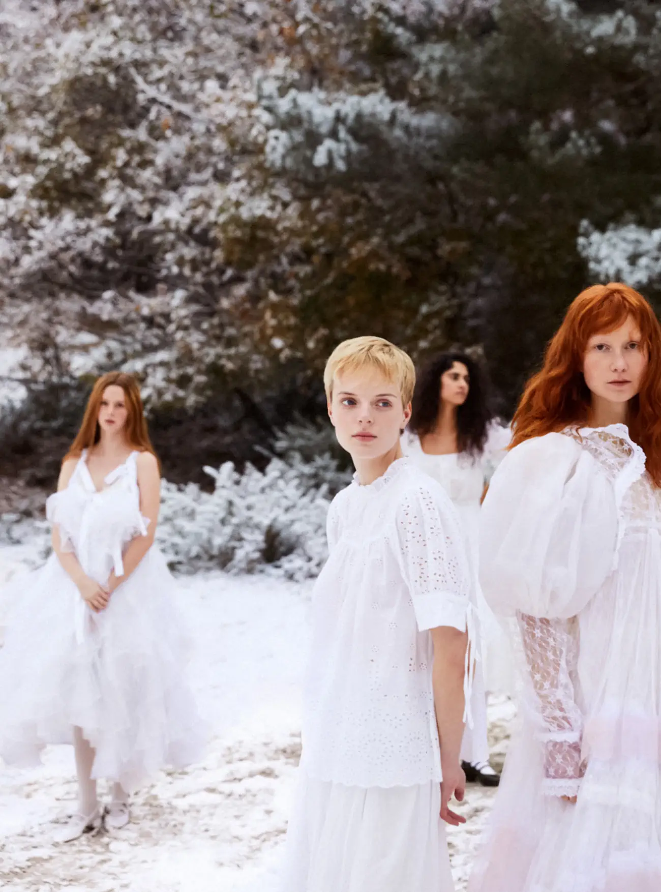 ''Snow Queens'' by Josh Shinner for Harper’s Bazaar UK March 2023