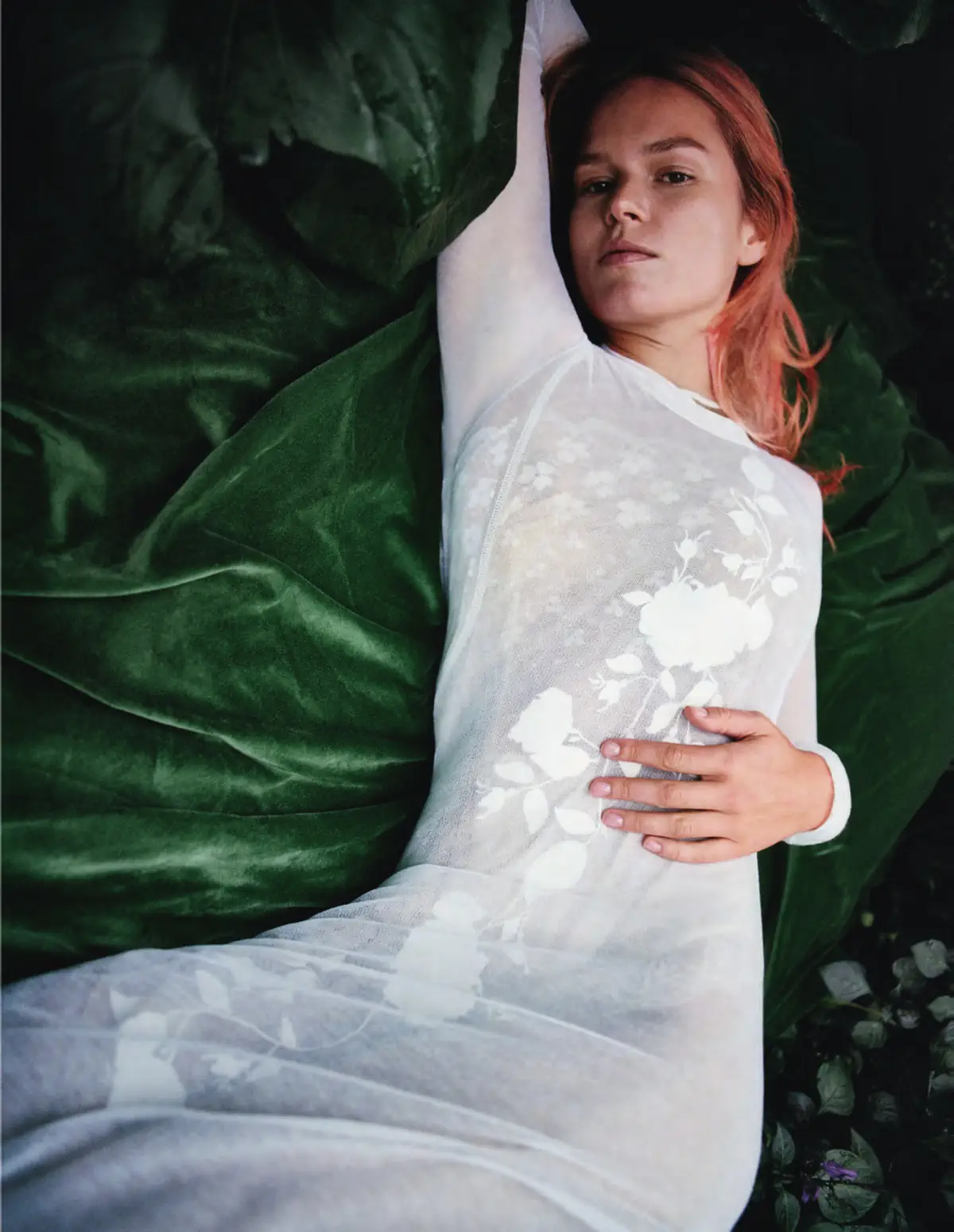 Anna Ewers by Zoë Ghertner for British Vogue April 2023