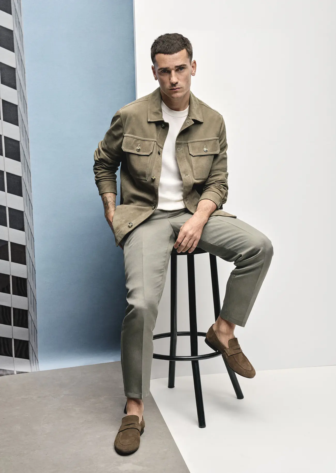 Mango enlists football star Antoine Griezmann for Spring Summer 2023 campaign