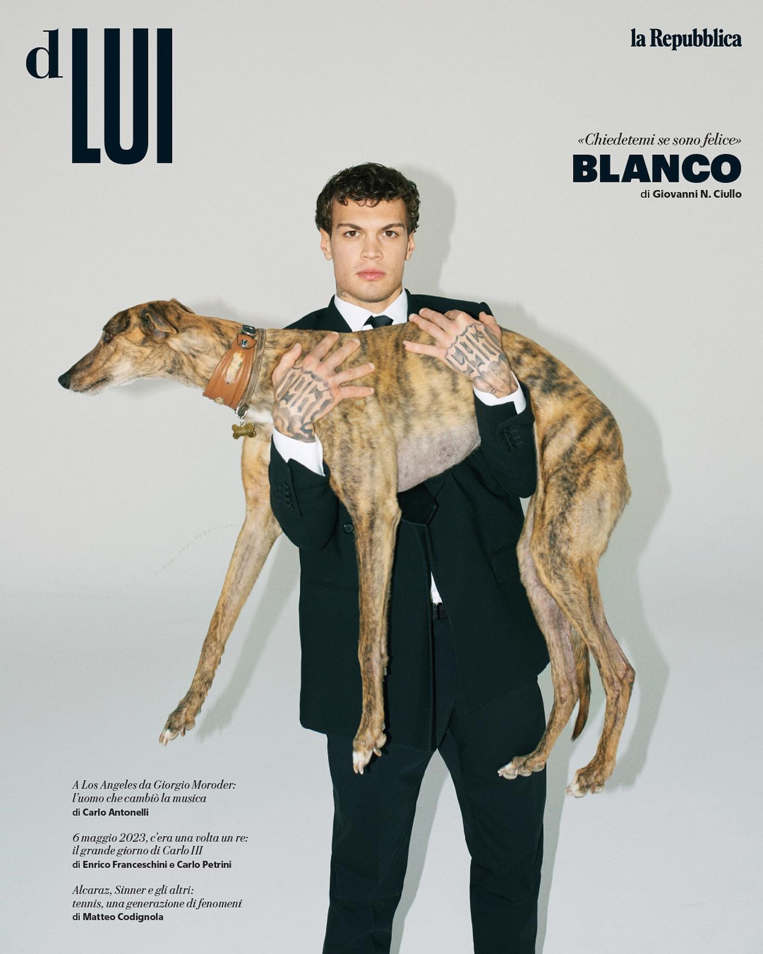 BLANCO in Dolce & Gabbana on D Lui la Repubblica April 22nd, 2023 by Jonas Unger