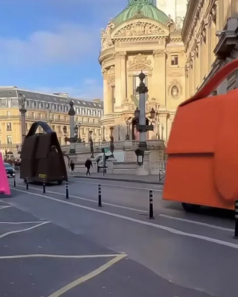 Jacquemus Le Bambino bags command the Parisian streetscape