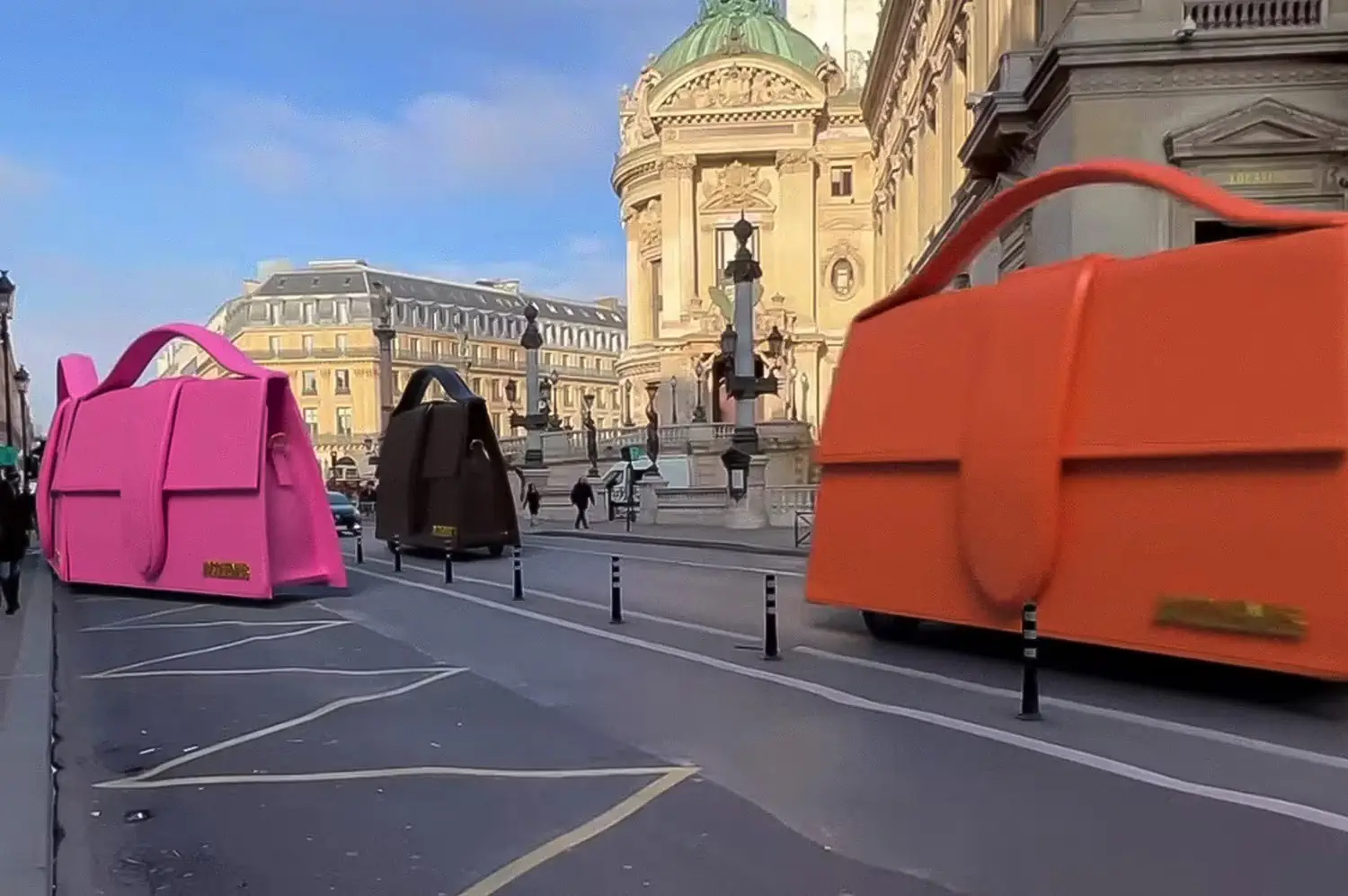 Jacquemus Le Bambino bags command the Parisian streetscape