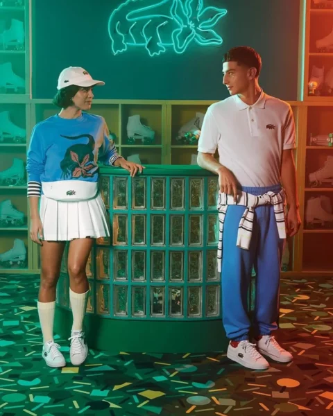 Lacoste x Netflix Celebrating iconic TV shows with a fashionable twist