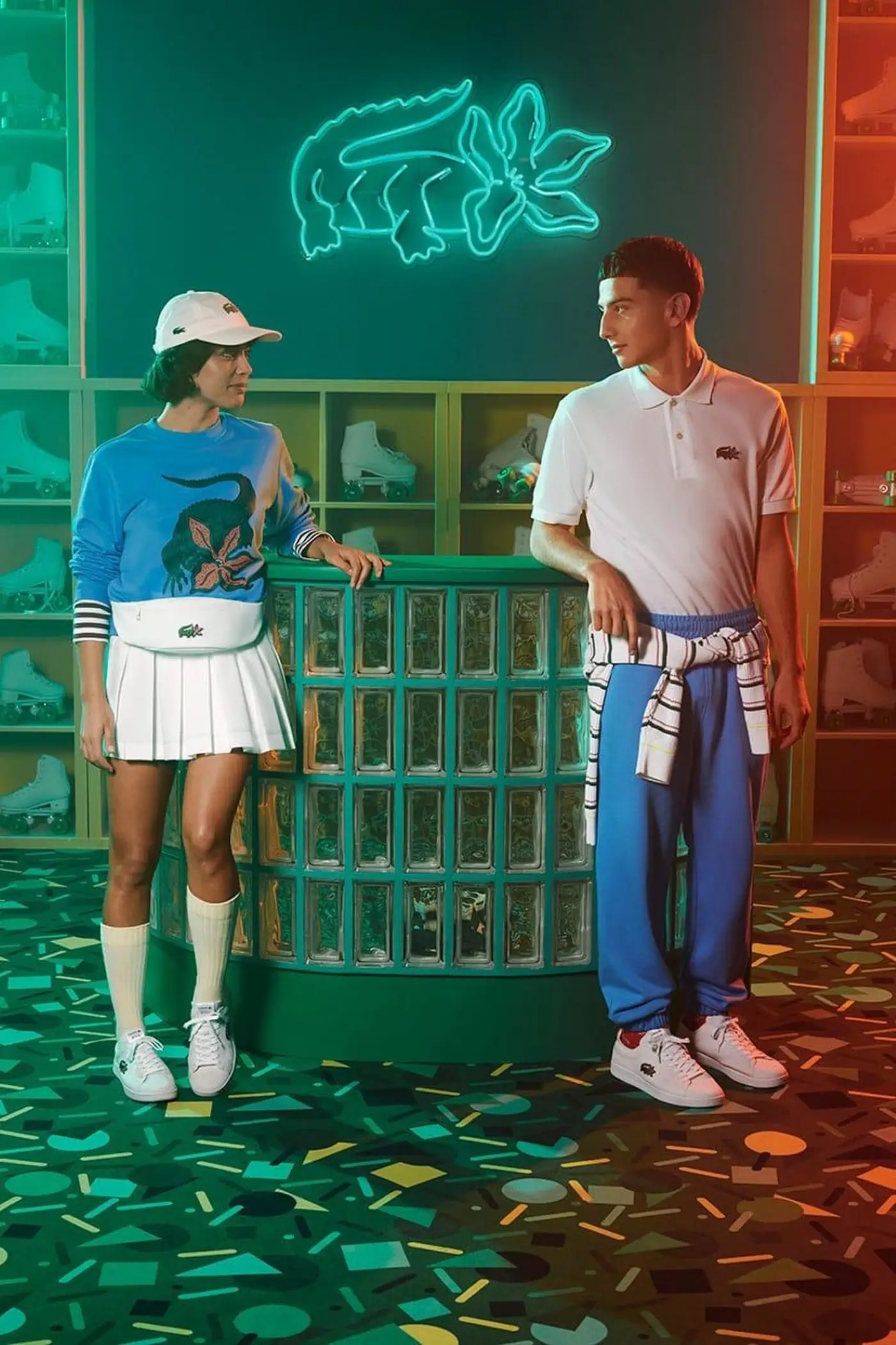 Lacoste x Netflix Celebrating iconic TV shows with a fashionable twist