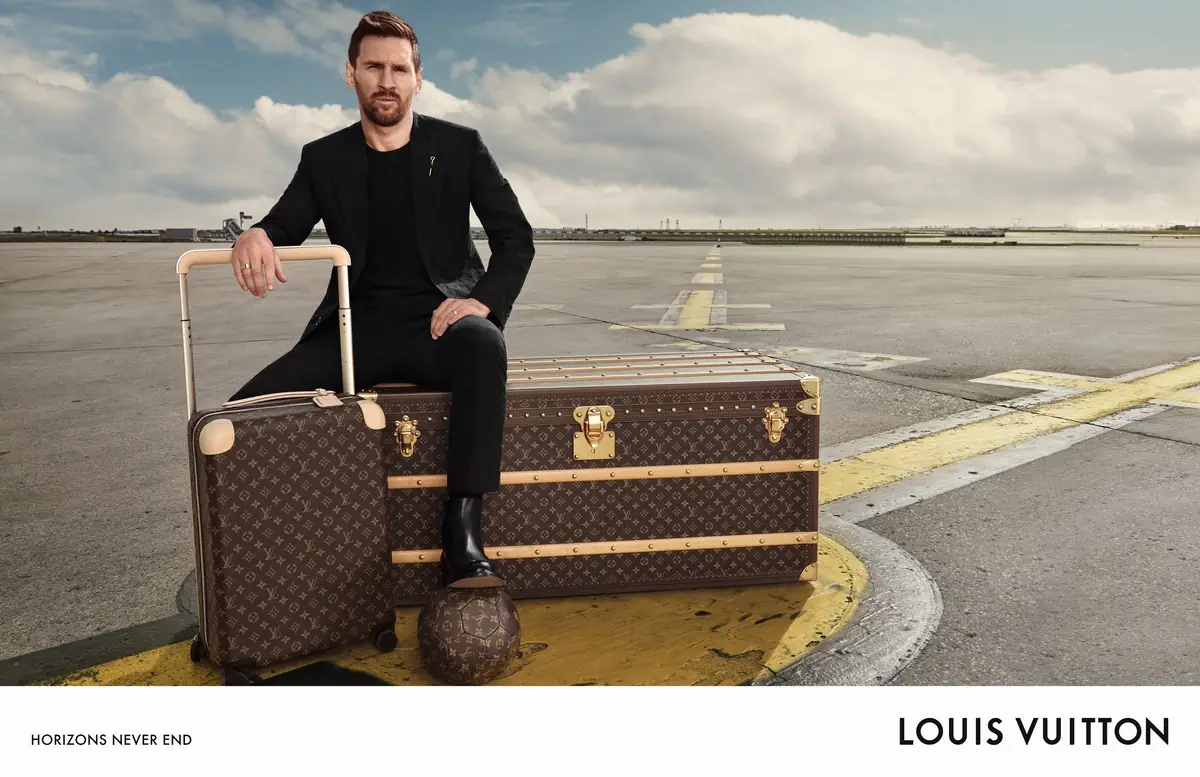 Lionel Messi triumphs in Louis Vuitton's "Horizons Never End" campaign