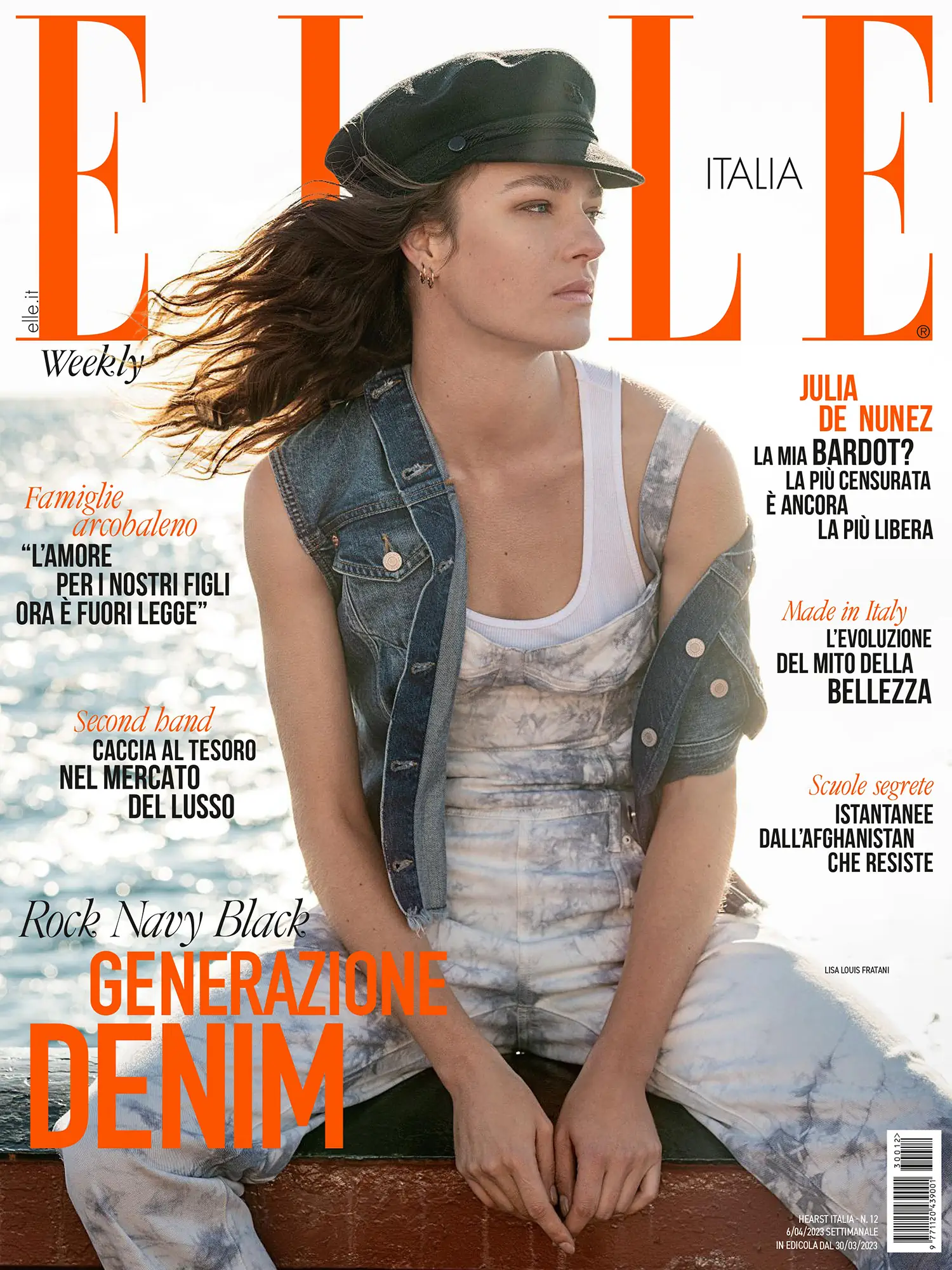 Lisa Louis Fratani covers Elle Italia March 30th, 2023 by Gilles Bensimon
