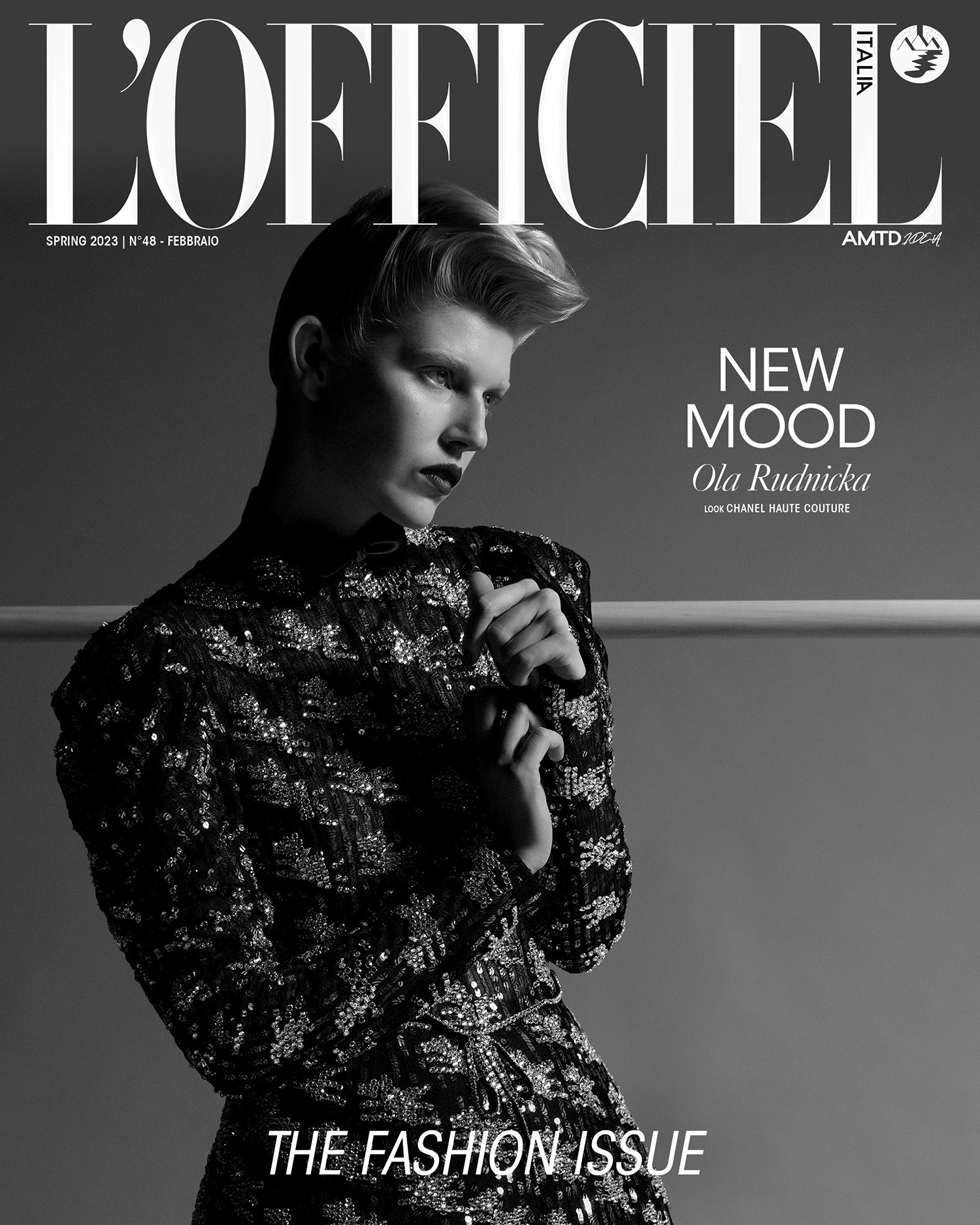 Ola Rudnicka covers L’Officiel Italia Issue 48 by Vincent Flouret