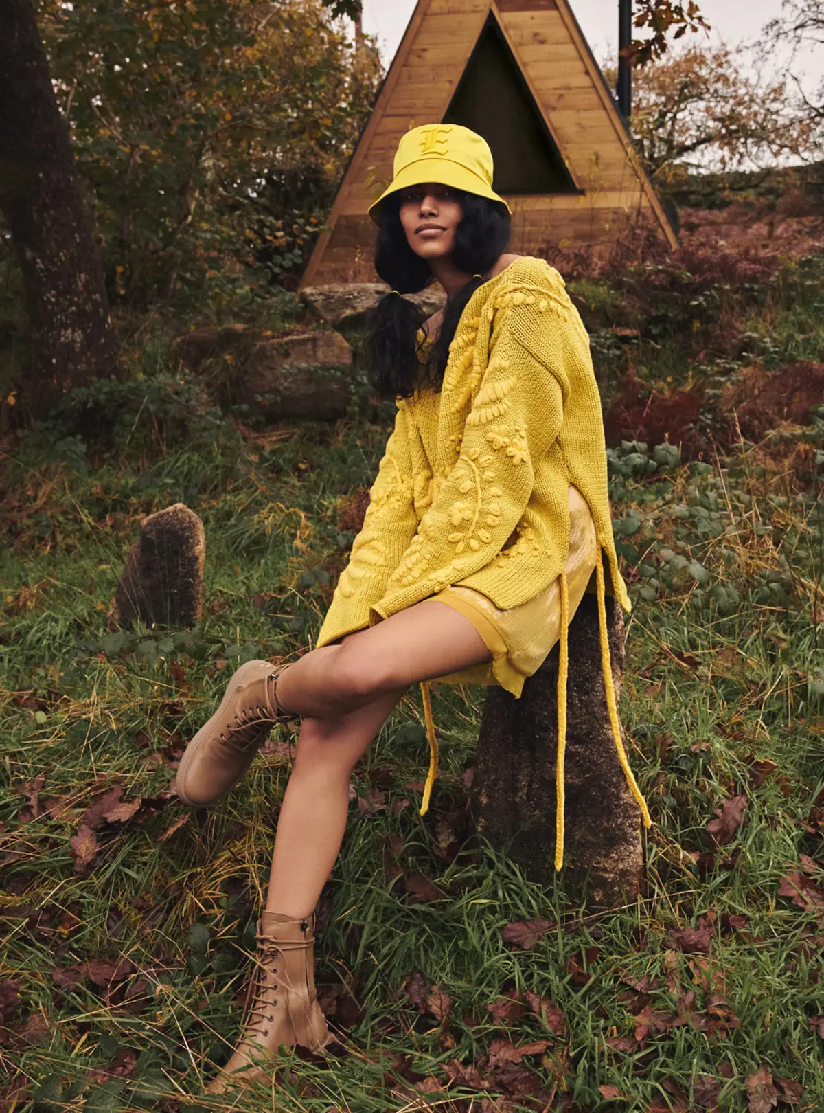 Pooja Mor by Jem Mitchell for Harper’s Bazaar UK April 2023