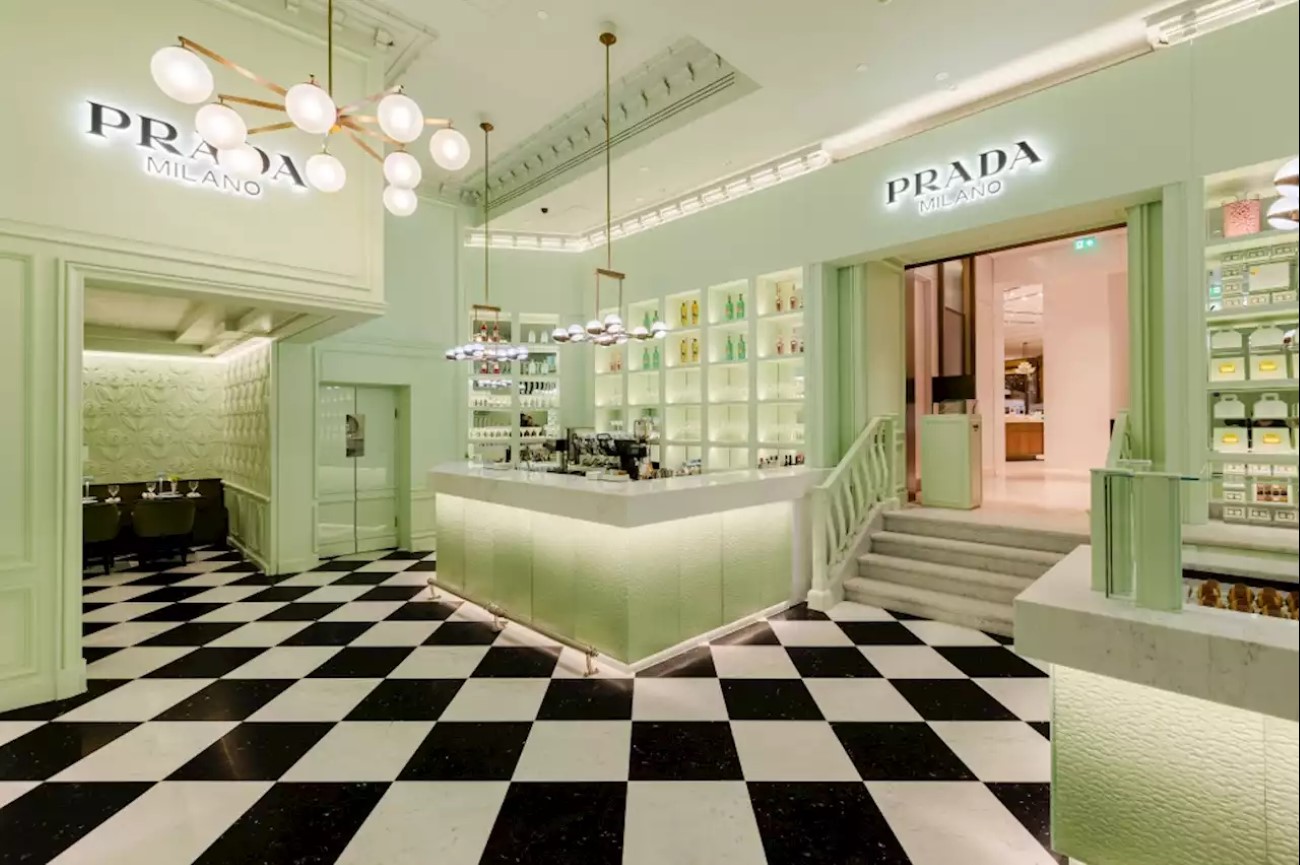 A taste of Italian luxury: Prada Caffè makes its grand entrance at Harrods