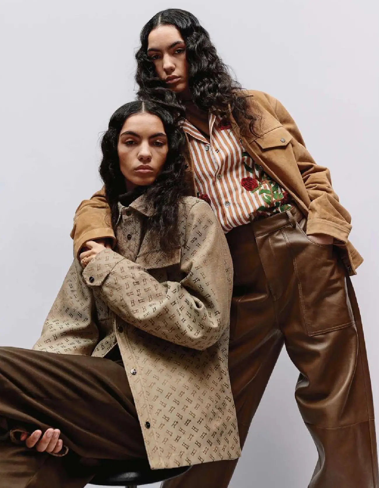 Sadhbh and Cadhla O’Reilly by Ekua King for Elle France April 13th, 2023