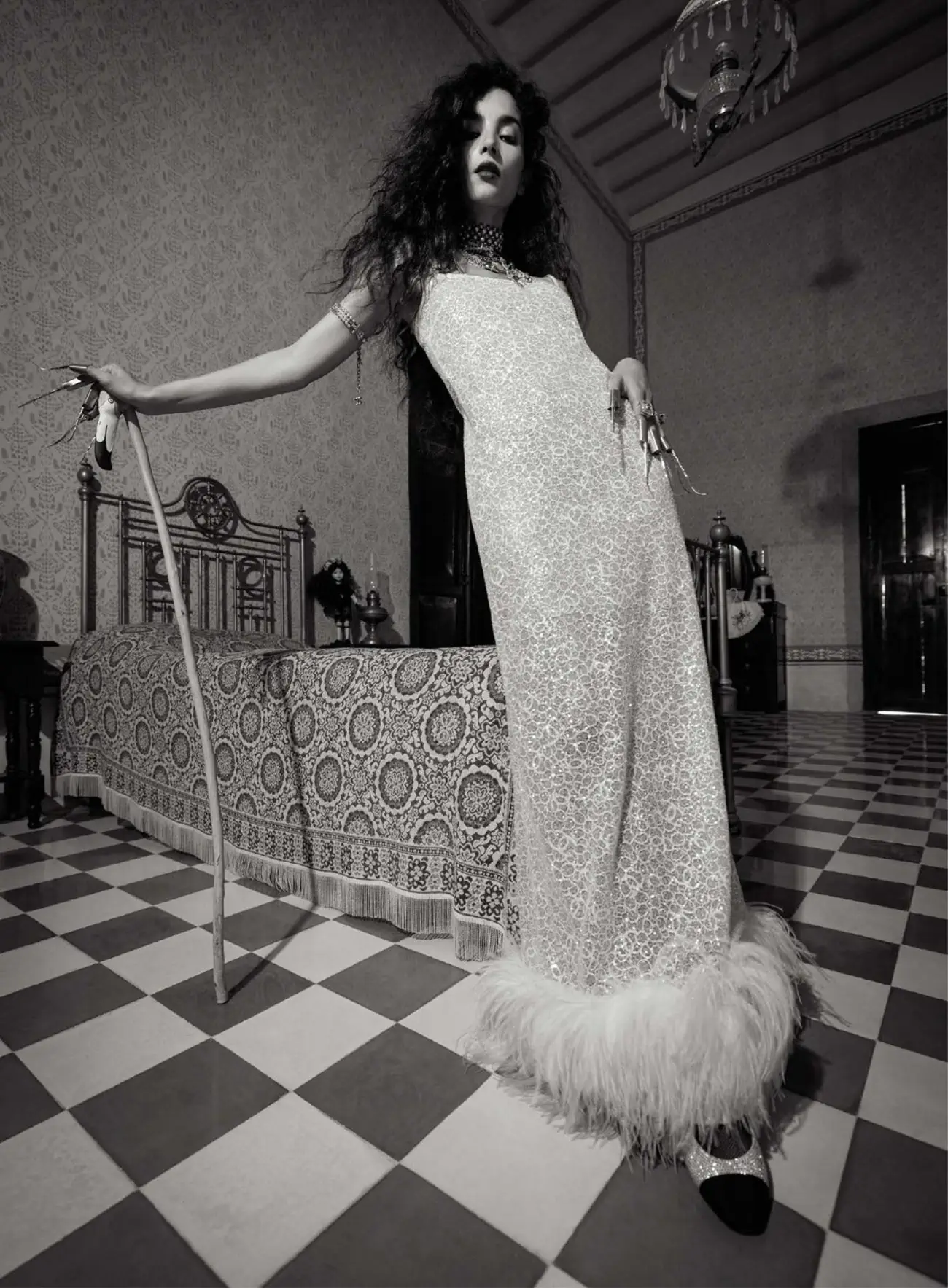 Tindi Mar in Chanel on Vogue Latin America April 2023 by Inez and Vinoodh