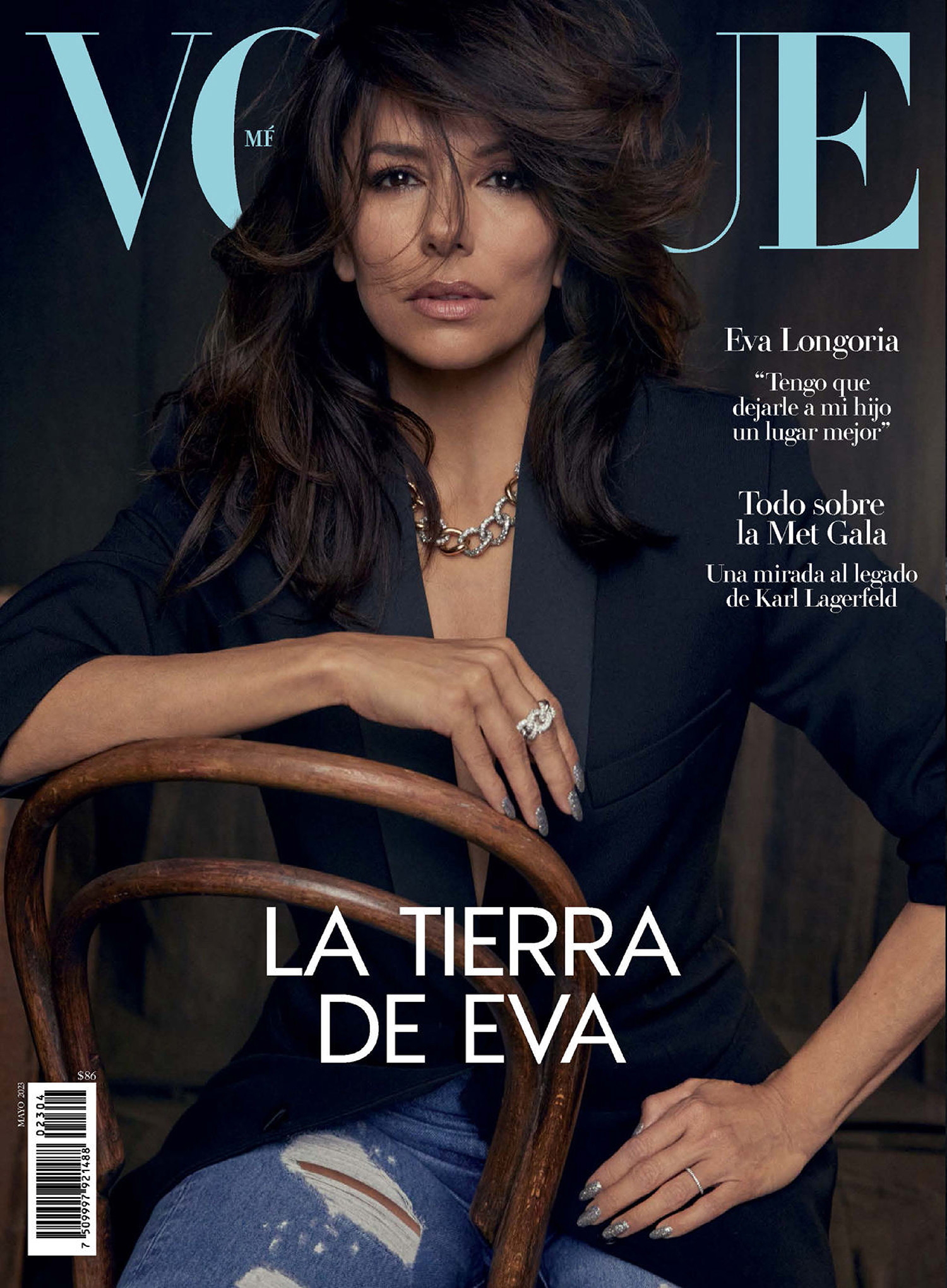 Eva Longoria covers Vogue Mexico May 2023 by Alexi Lubomirski