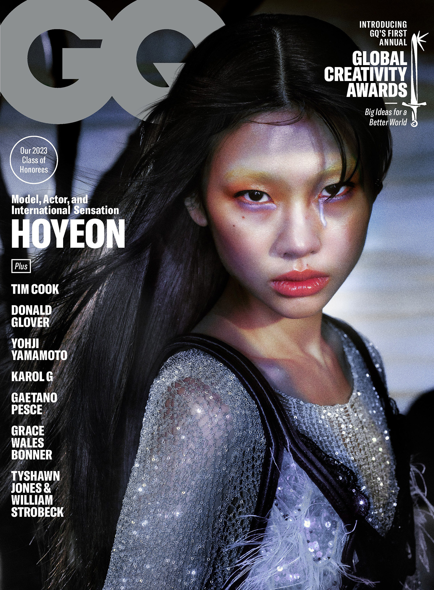 HoYeon Jung covers GQ USA April-May 2023 by Elizaveta Porodina